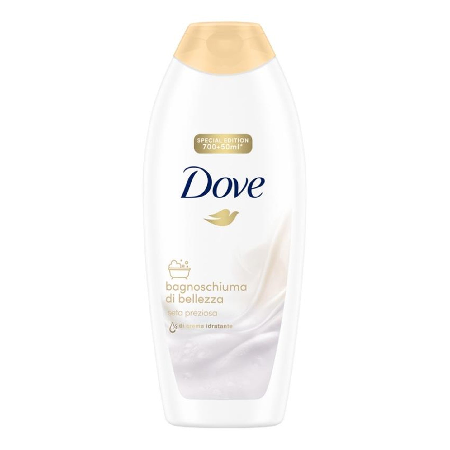 DOVE - PRECIOUS SILK BEAUTY BATH FOAM - 750ML