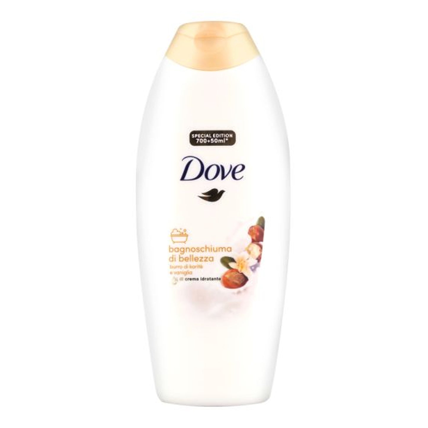 DOVE - SHEA BUTTER & VANILLA BEAUTY BATH FOAM - 750ML