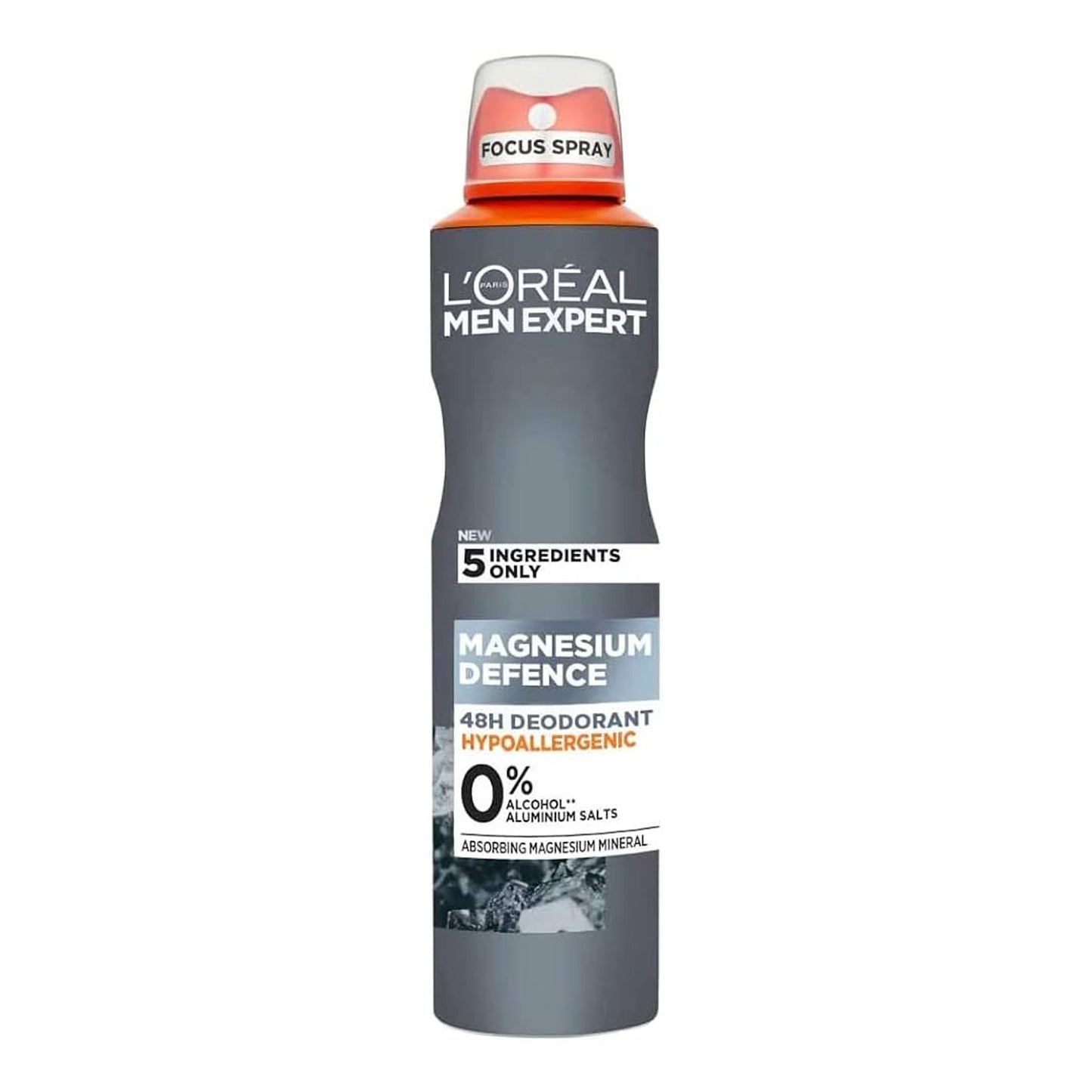 L'Oreal Paris Men Expert - Magnesium Defense Hypoallergenic 48H Deodorant Spray - 250ml (France)