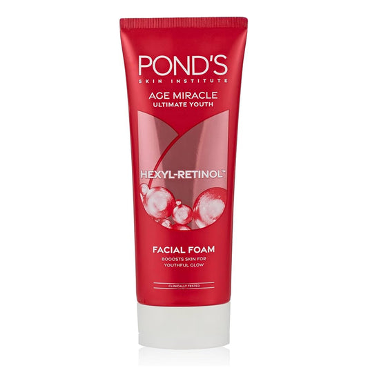 POND'S - AGE MIRACLE ULTIMATE YOUTH HEXYL-RETINOL FACIAL FOAM - 100G