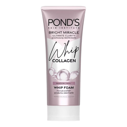 POND'S - BRIGHT MIRACLE ULTIMATE CLARITY WHIP COLLAGEN NIASORCINOL WHIP FOAM - 100G