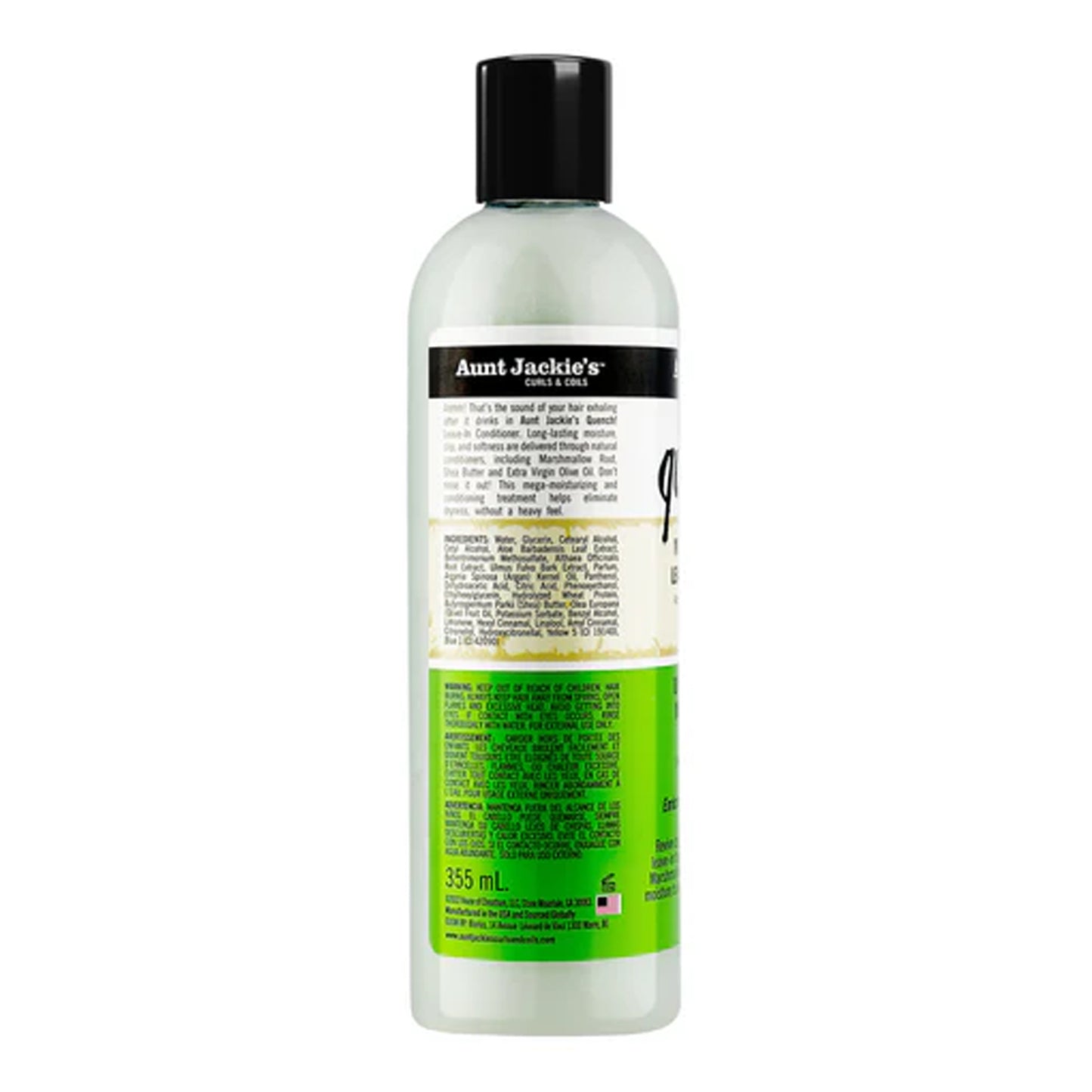 Aunt Jackie's - Quench Moisture Intensive Leave-In Conditioner Enriched With Shea Butter & Olive Oil - 355ml