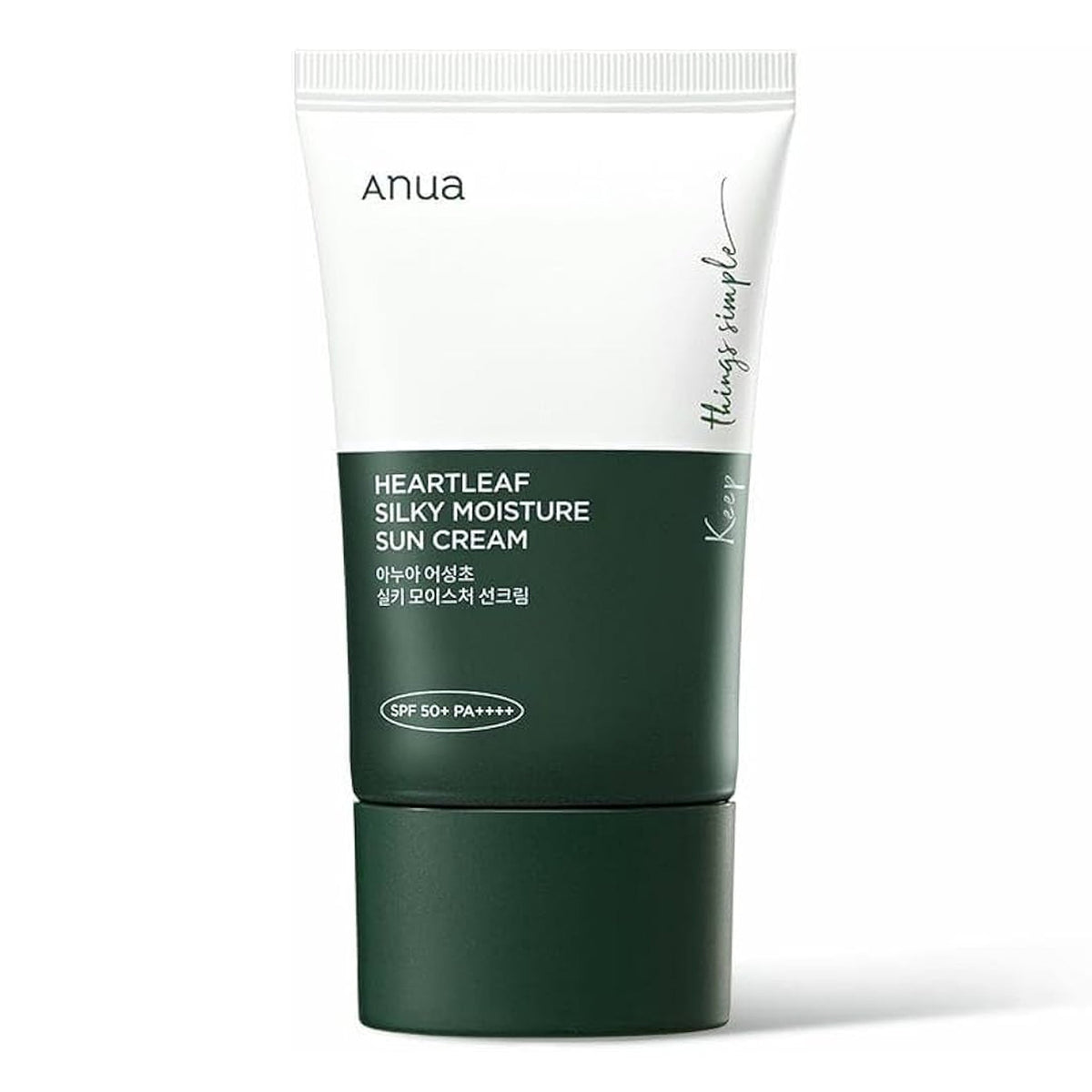 Anua - Heartleaf Silky Moisture Sun Cream SPF 50+ PA++++ - 50ml (Korea)