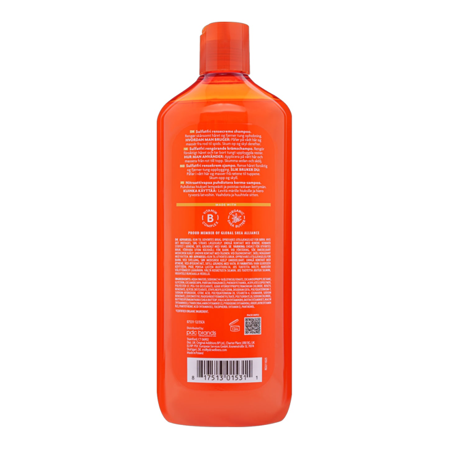 Cantu - Shea Butter Sulfate-Free Cleansing Cream Shampoo - 400ml (USA)