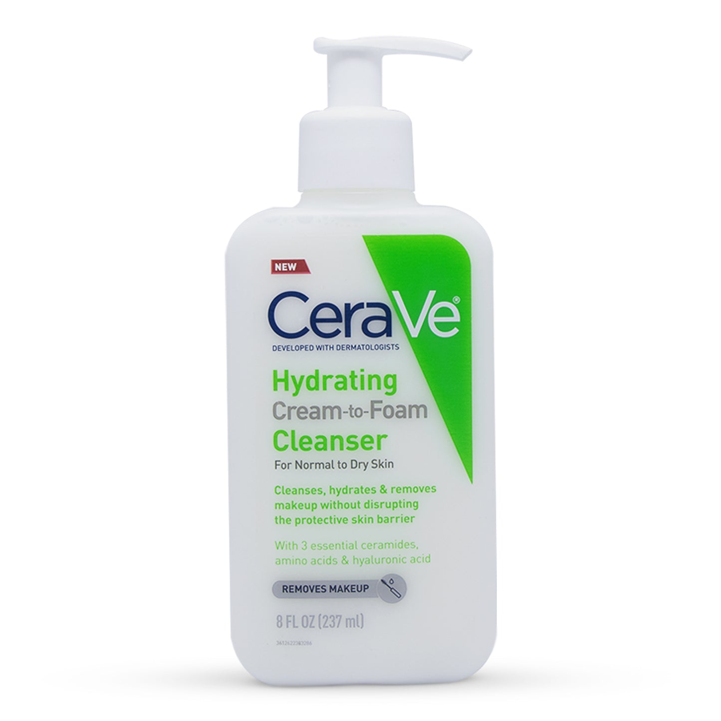 Cerave - Hydrating Cream-To-Foam Cleanser For Normal To Dry Skin - 237ml