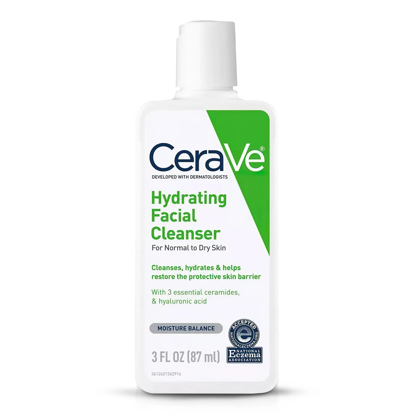 Cerave - Hydrating Facial Cleanser For Normal To Dry Skin - 87ml