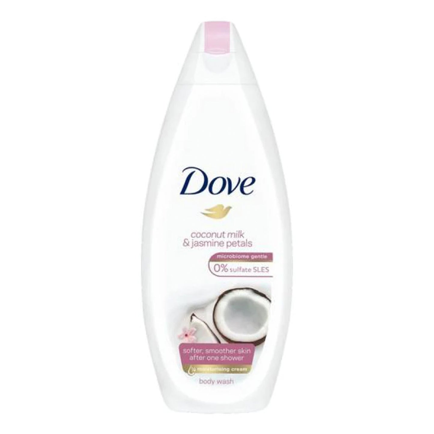 DOVE - COCONUT MILK & JASMINE PETALS BODY WASH - 500ML