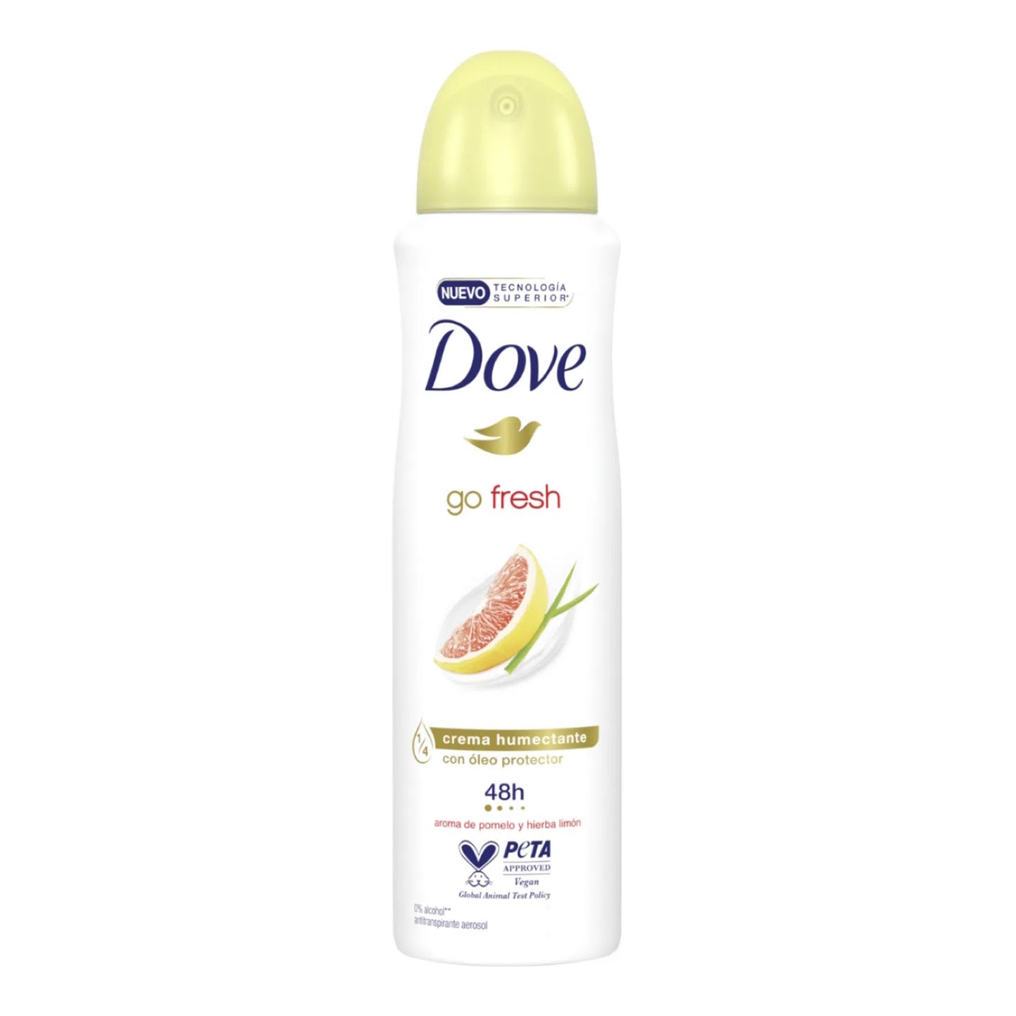 Dove - Go Fresh Grapefruit & Lemongrass Scent 48H Anti-Perspirant Deodorant Spray - 250ml