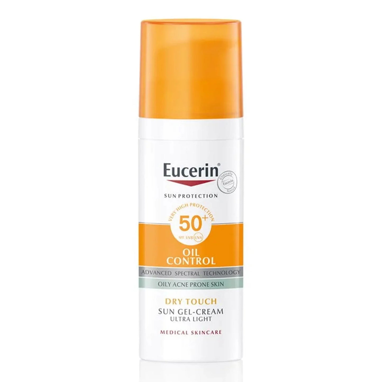 Eucerin - Oil Control Dry Touch Ultra Light Sun Gel-Cream SPF 50+ UVB UVA - 50ml (Germany)