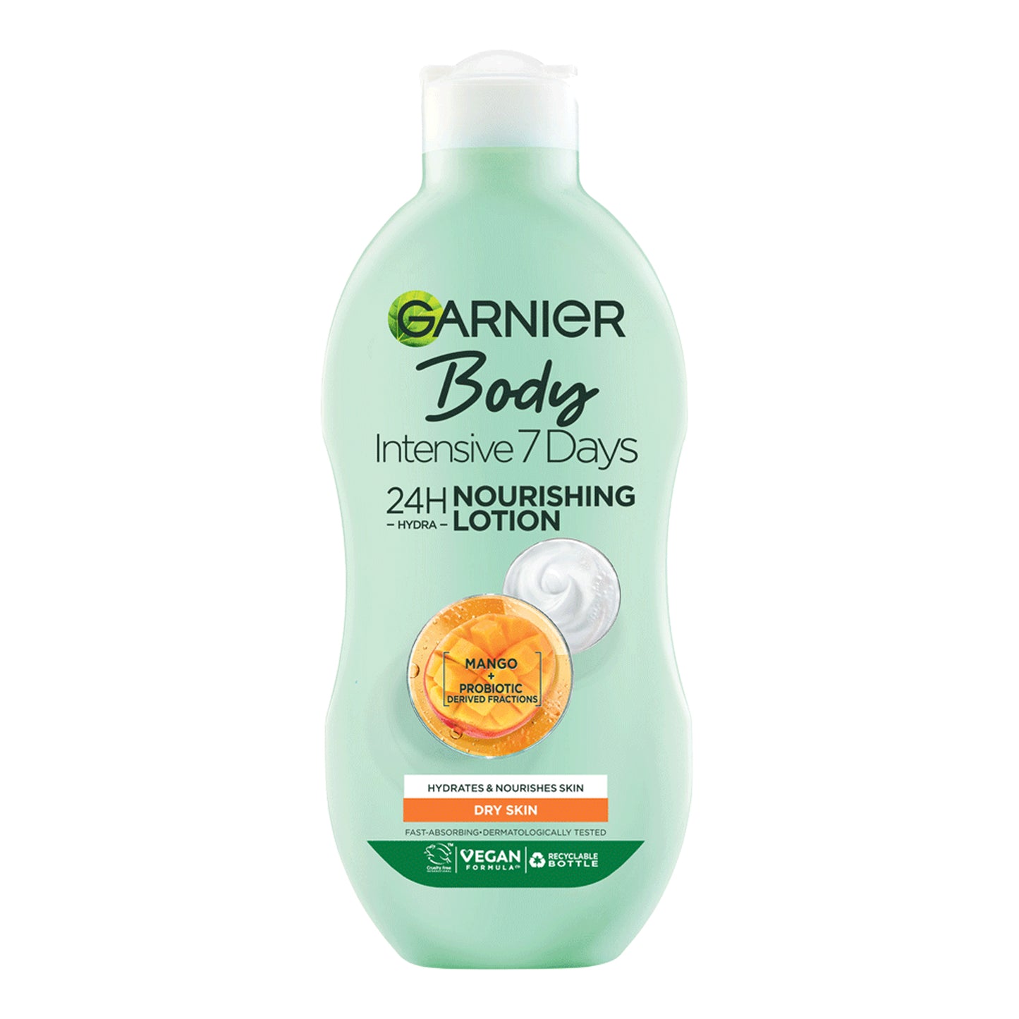 Garnier - Body Intensive 7 Days 24H Hydra Nourishing Lotion With Mango + Probiotic For Dry Skin - 400ml (Poland)