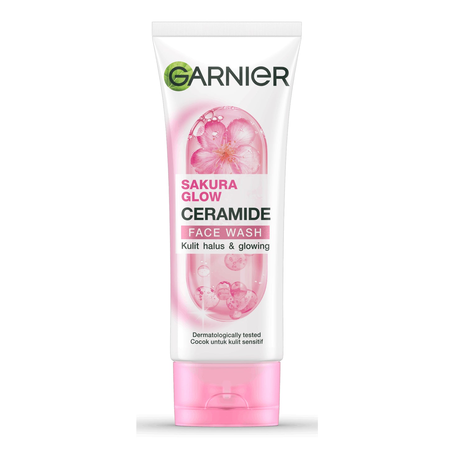 Garnier - Sakura Glow Ceramide Face Wash For Sensitive Skin - 100ml (Indonesia)