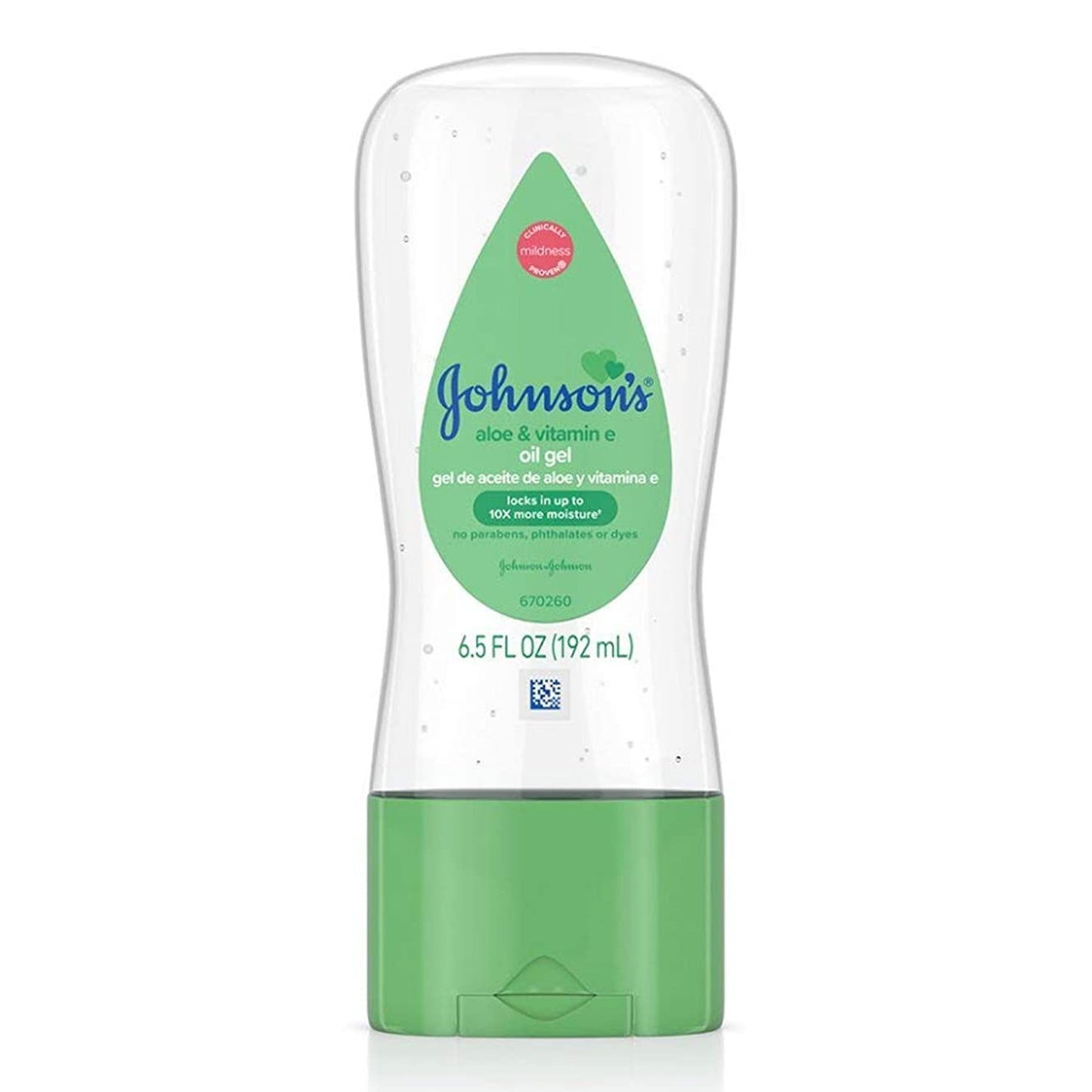 Johnson's - Aloe & Vitamin E Oil Gel - 192ml