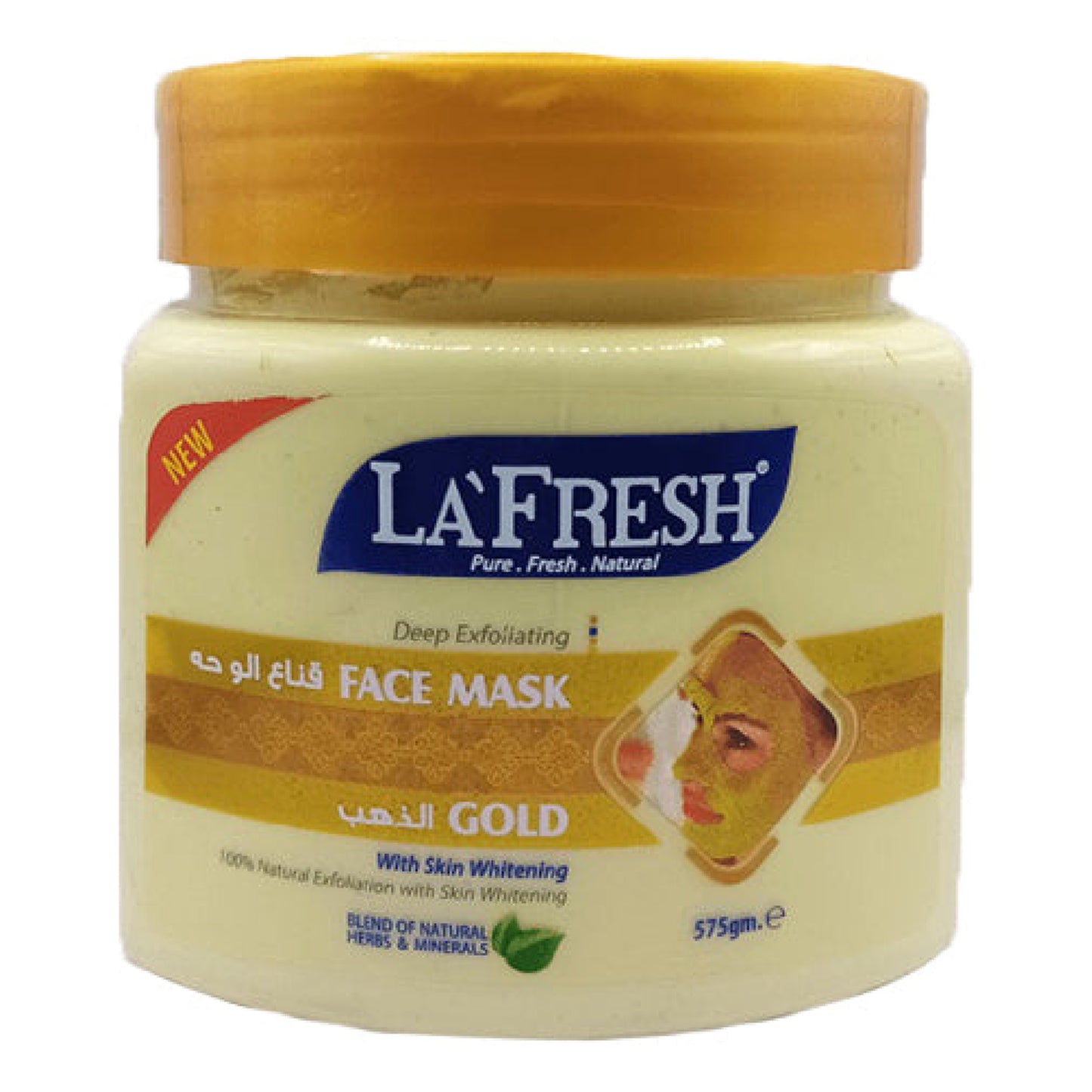 La Fresh - Deep Exfoliating Gold Mask With Skin Whitening - 575g (UAE)