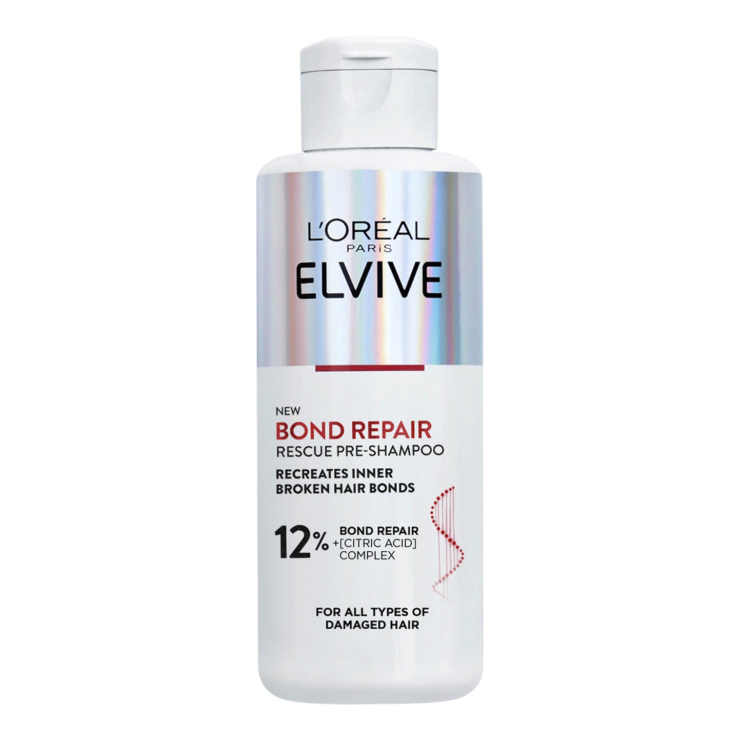 L'Oreal Paris - Elvive Bond Repair Rescue Pre-Shampoo With Citric Acid For All Types Of Damaged Hair - 200ml (France)