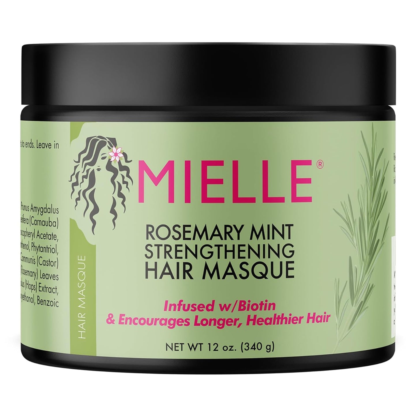 Mielle - Rosemary Mint Strengthening Hair Masque - 340g