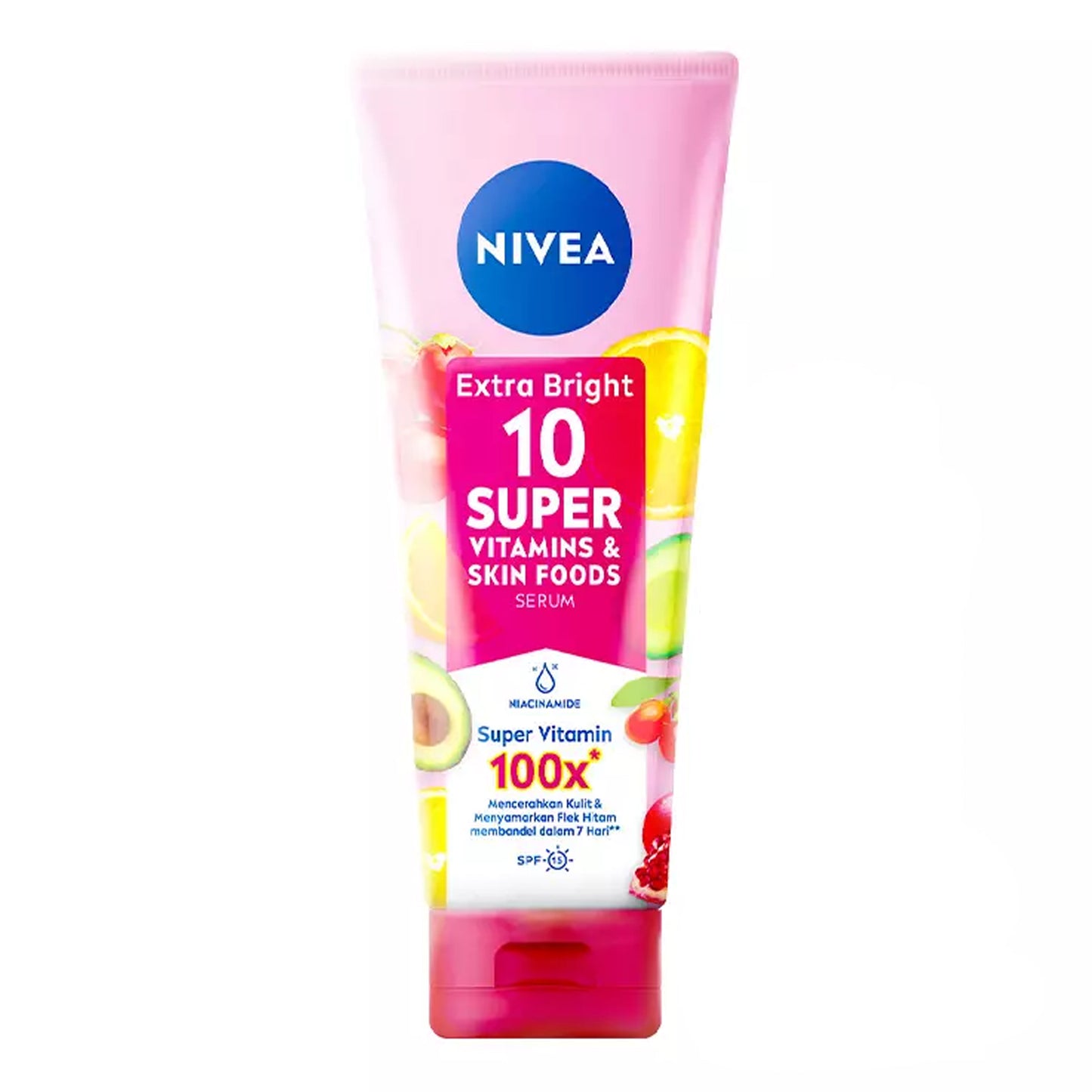 Nivea - Extra Bright 10 Super Vitamins & Skin Foods Serum SPF 15 - 180ml