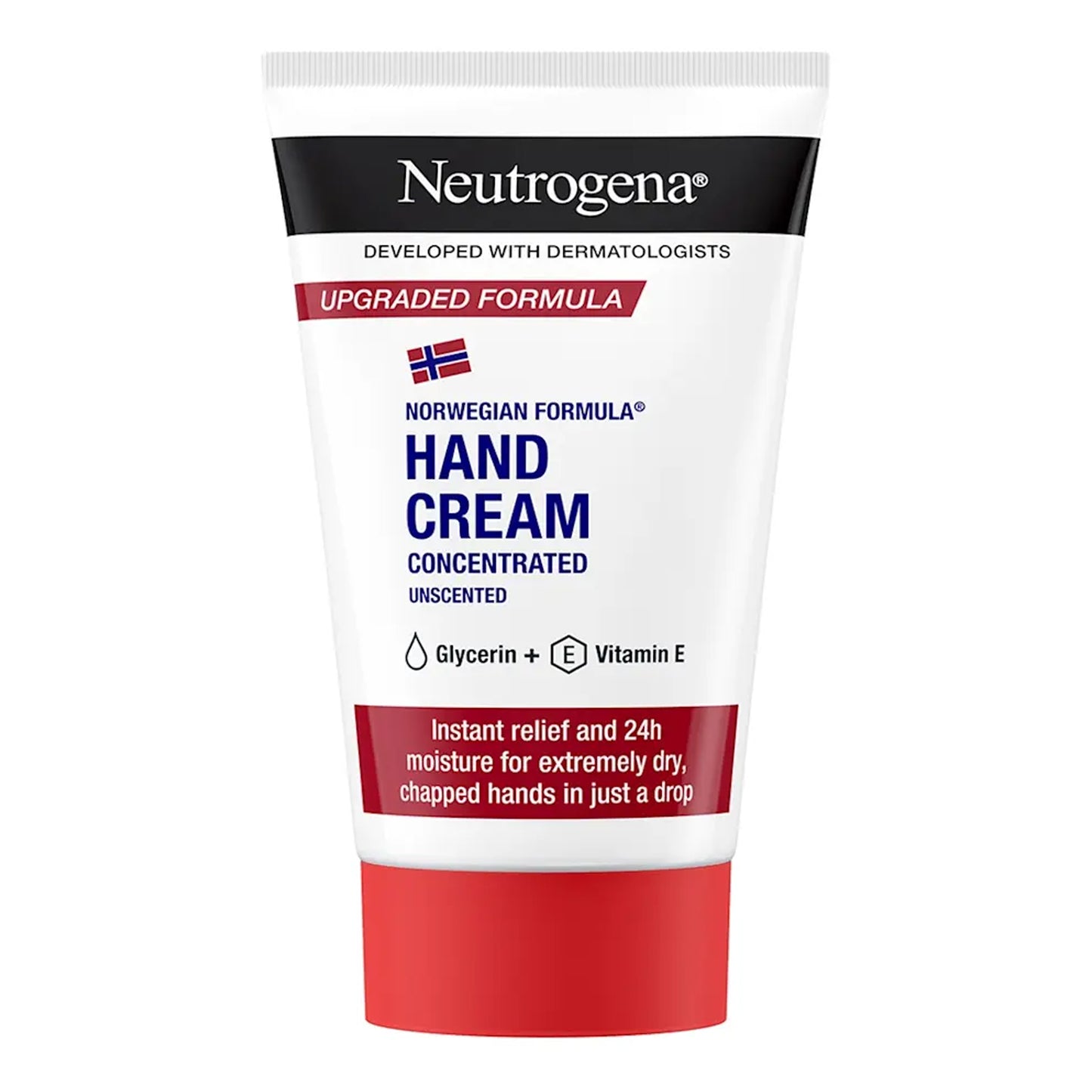 Neutrogena - Norwegian Formula Glycerin + Vitamin E Concentrated Unscented Hand Cream - 50ml (France)