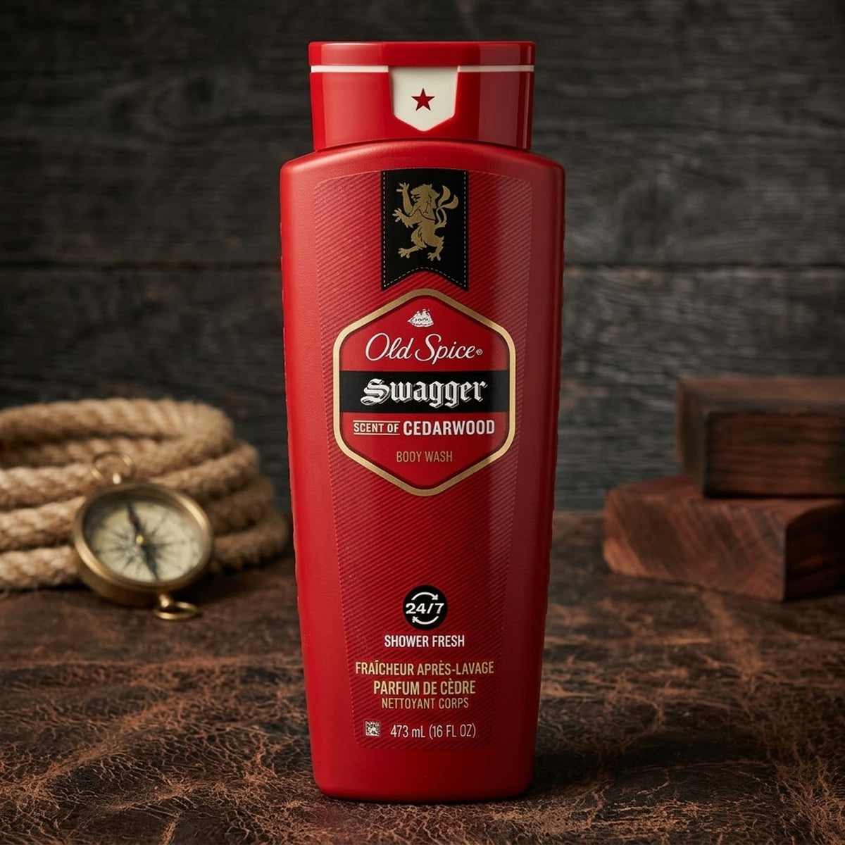 Old Spice - Swagger Scent Of Cedarwood Body Wash - 473ml (USA)