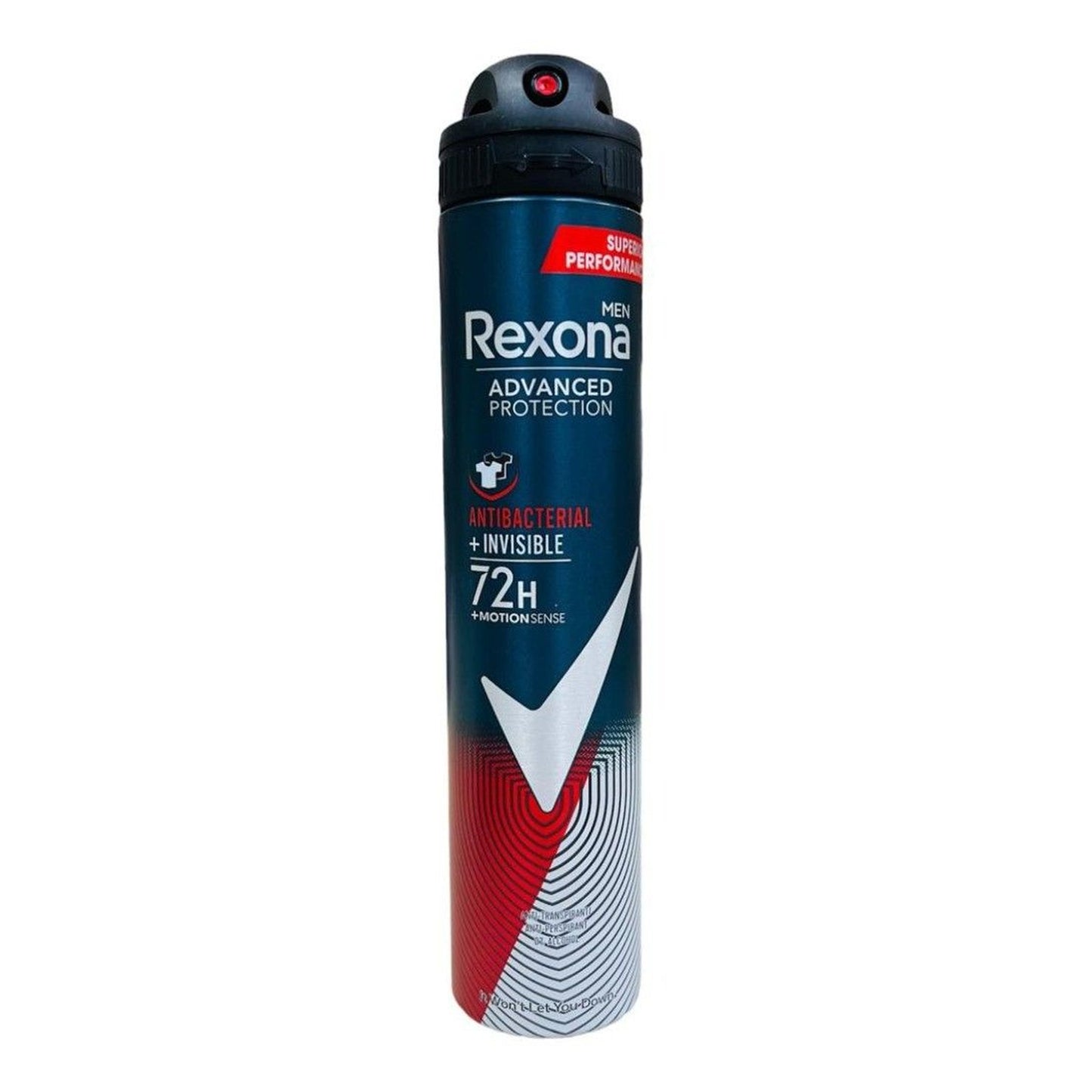 Rexona Men - Antibacterial + Invisible 72H + Motion Sense Anti-Perspirant Spray - 200ml