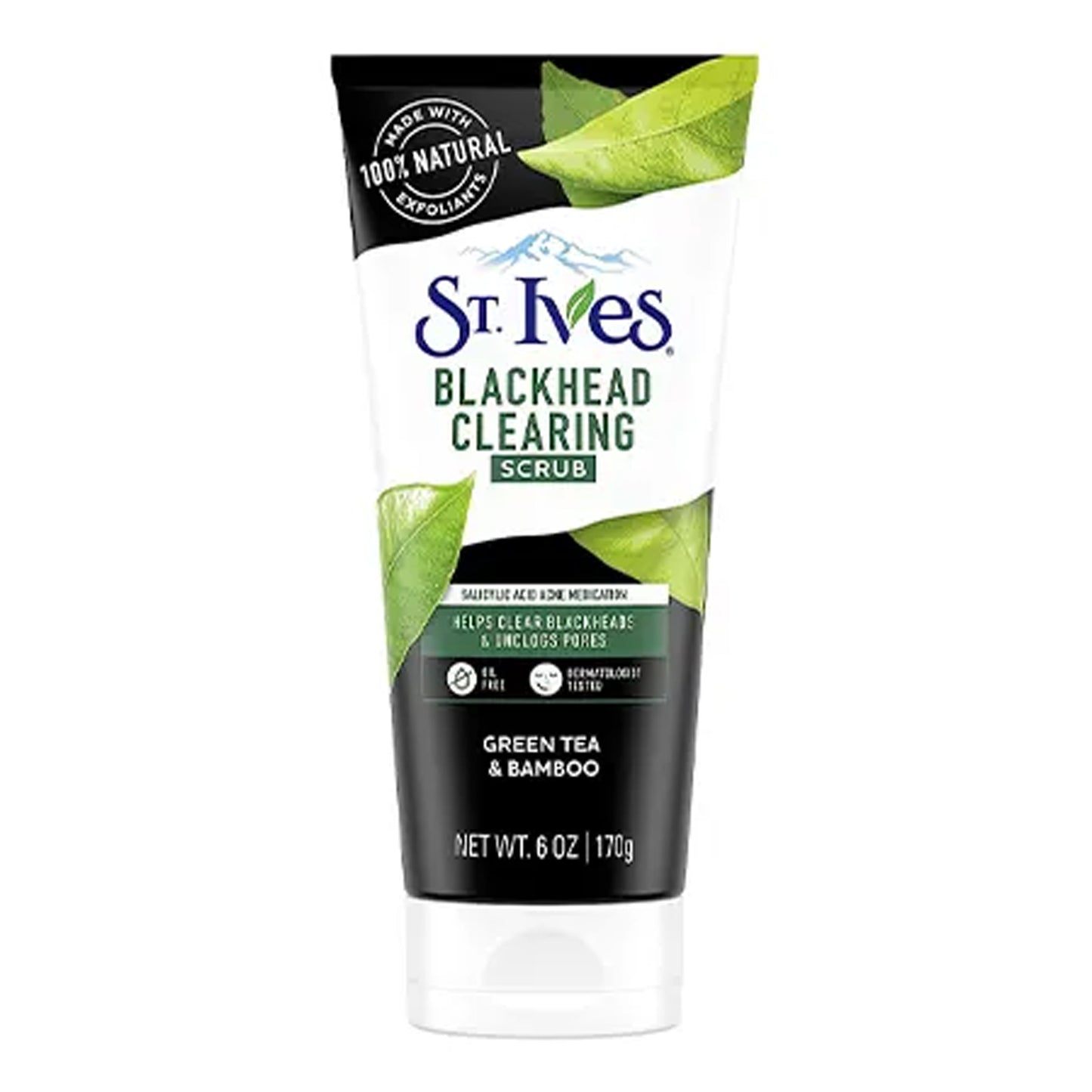 St. Ives - Blackhead Clearing Green Tea & Bamboo Scrub - 170g