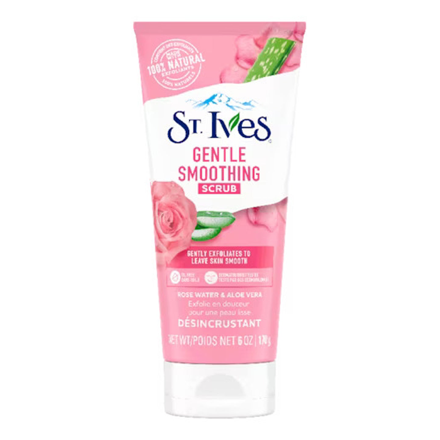 St. Ives - Gentle Smoothing Rose Water & Aloe Vera Scrub - 170g