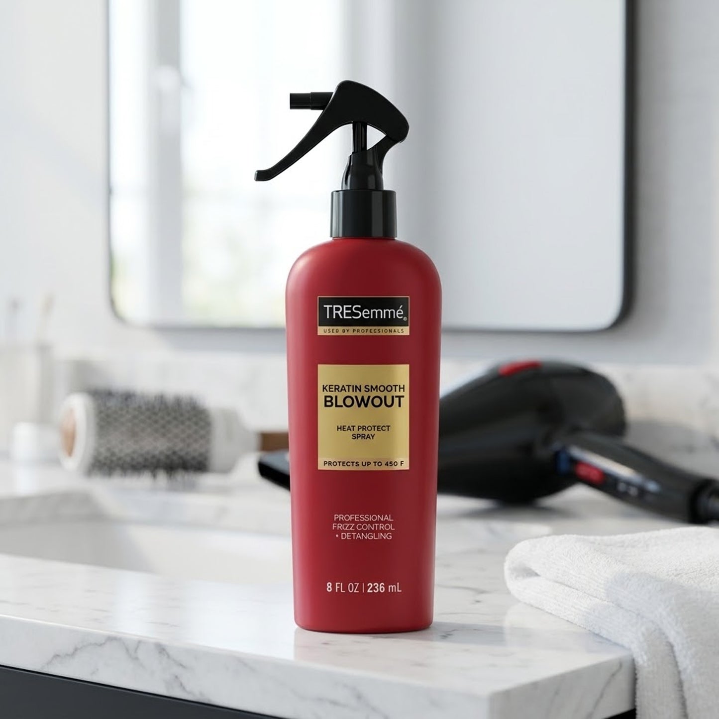 Tresemme - Keratin Smooth Blowout Heat Protect Spray - 236ml (USA)