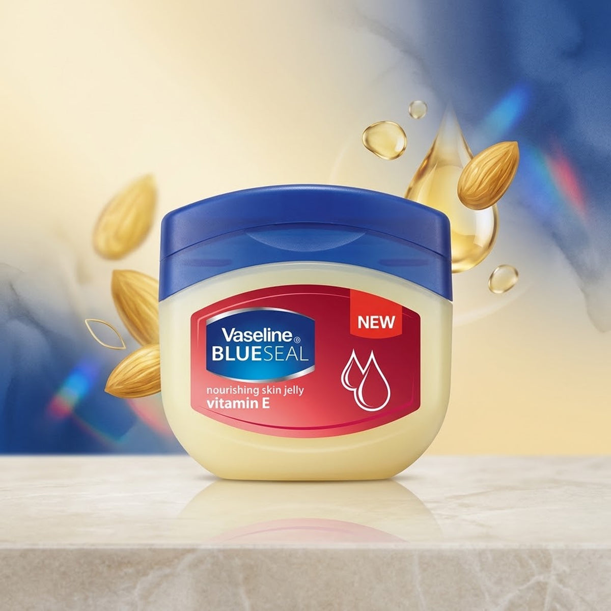 Vaseline - Blue Seal Vitamin E Nourishing Skin Jelly - 100ml (South Africa)
