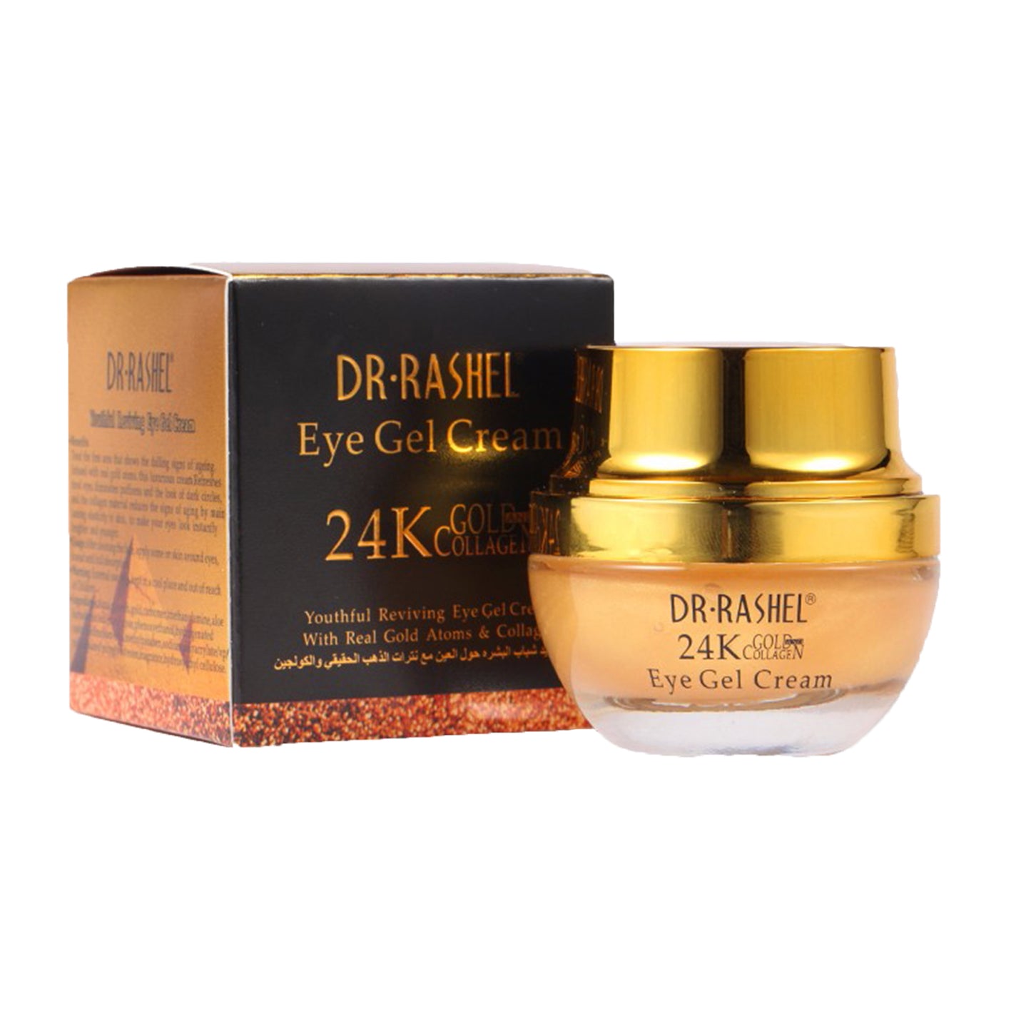 Dr. Rashel - 24K Gold & Collagen Youthful Reviving Eye Gel Cream With Real Gold Atoms & Collagen - 20ml