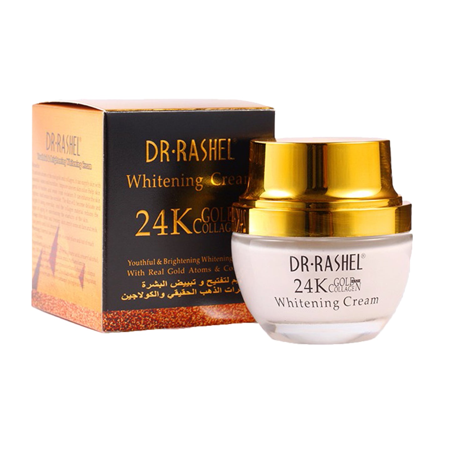 Dr. Rashel - 24K Gold & Collagen Youthful & Brightening Whitening Cream With Real Gold Atoms & Collagen - 30ml