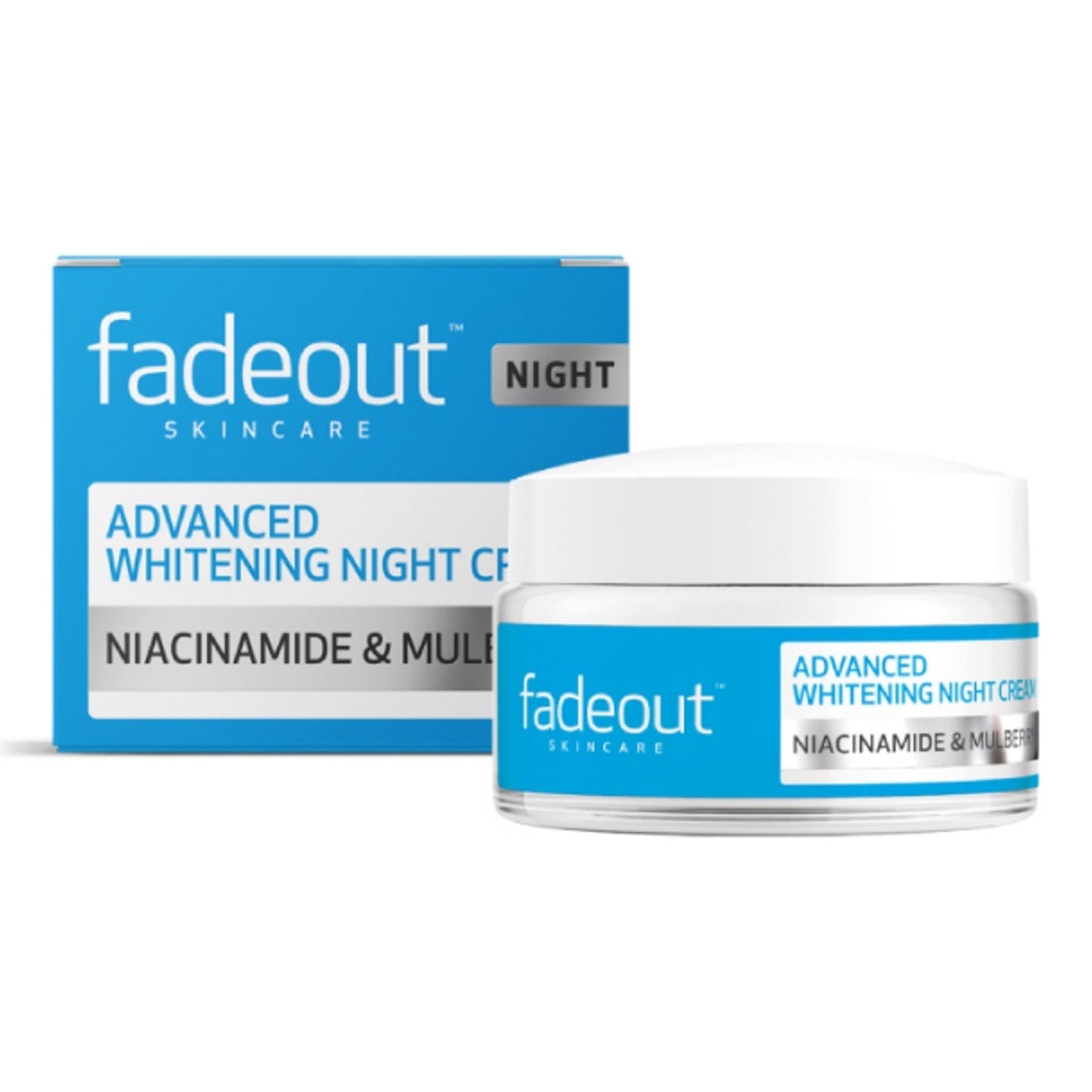 Fadeout - Advanced Whitening Night Cream With Niacinamide & Mulberry - 75ml (UK)