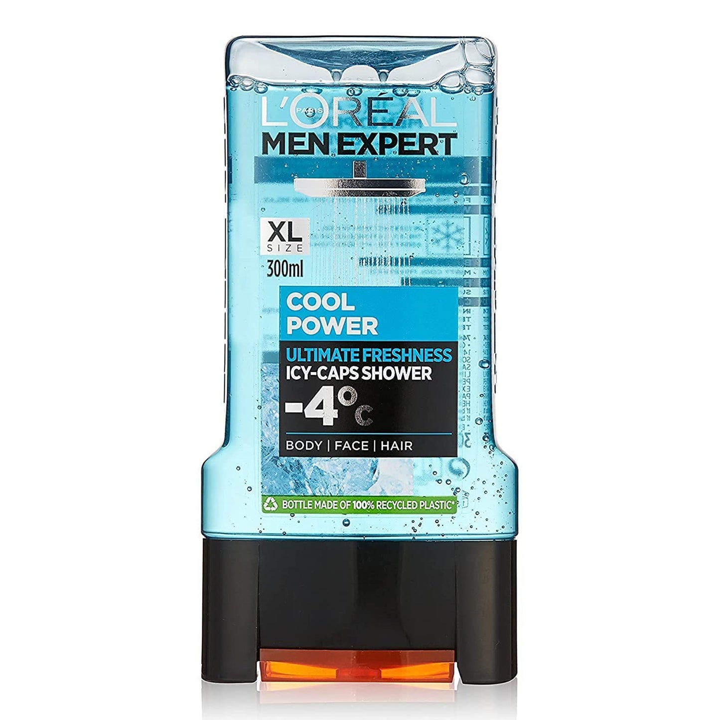 L'Oreal Paris Men Expert - Cool Power Ultimate Freshness Icy-Caps Shower Gel - 300ml