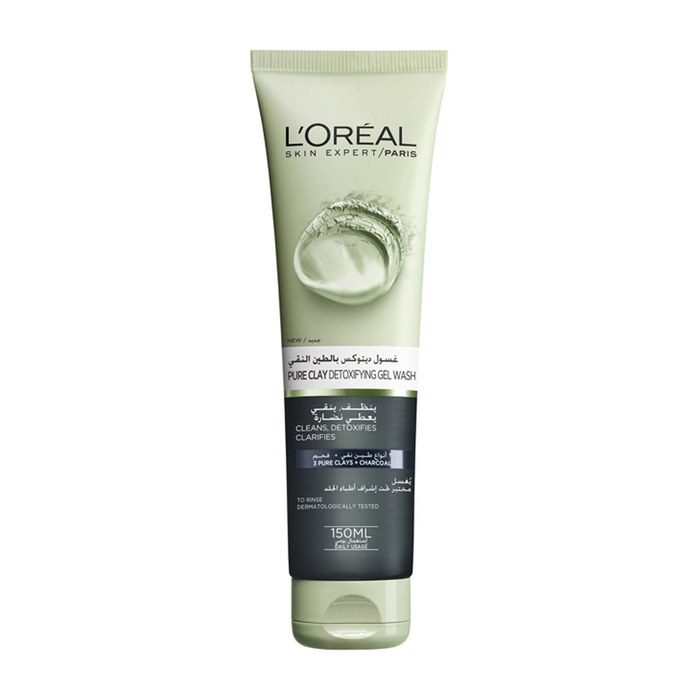 L'OREAL PARIS - PURE CLAY DETOXIFYING GEL WASH - 150ML