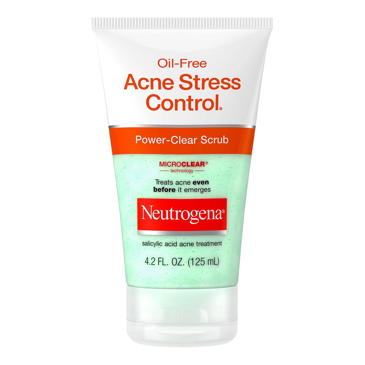 NEUTROGENA - OIL-FREE ACNE STRESS CONTROL POWER-CLEAR SCRUB - 125ML