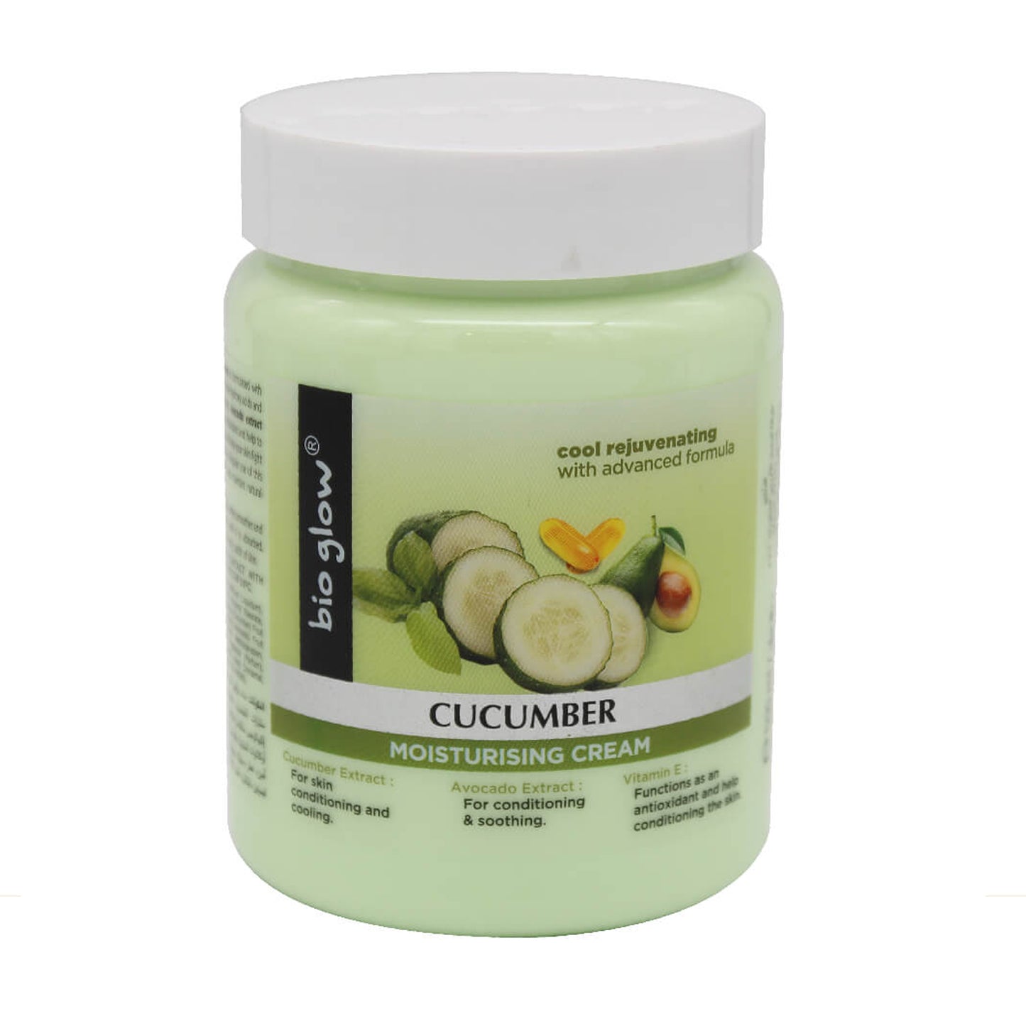 Bio Glow - Cucumber Moisturizing Cream - 500ml