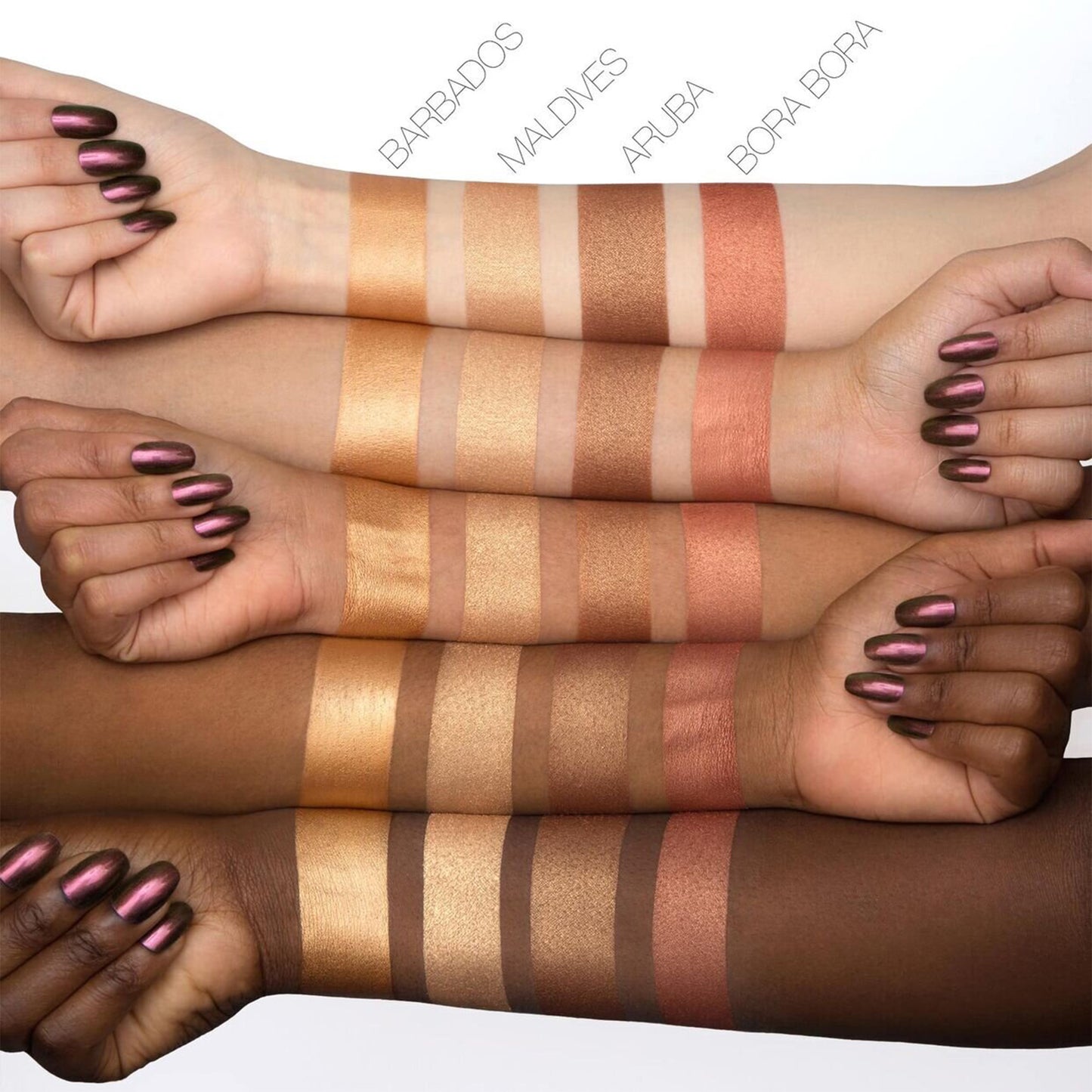 Huda Beauty - 3D Highlighter Palette - Bronze Sands (PRC)