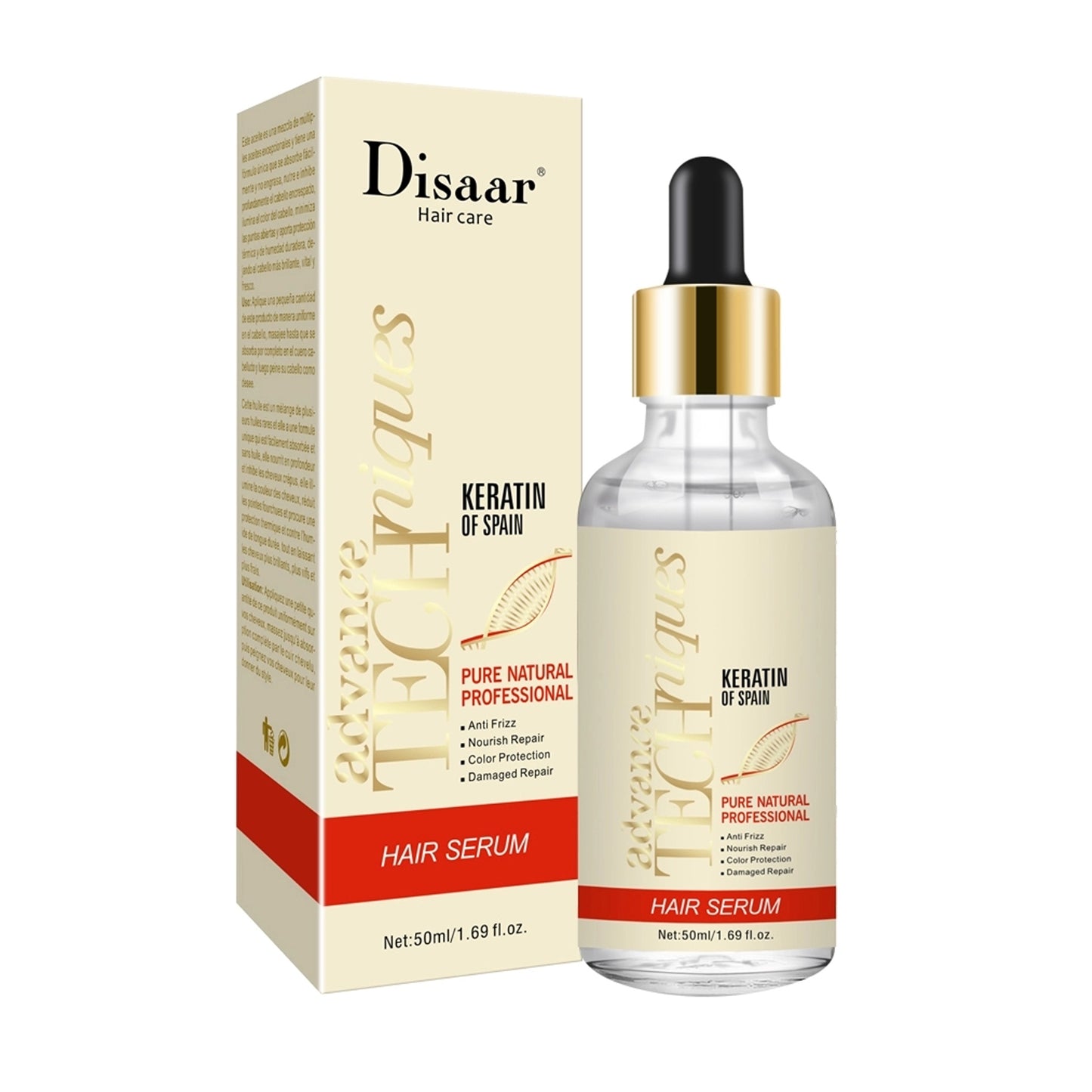 DISAAR - KERATIN OF SPAIN HAIR SERUM - 50ML