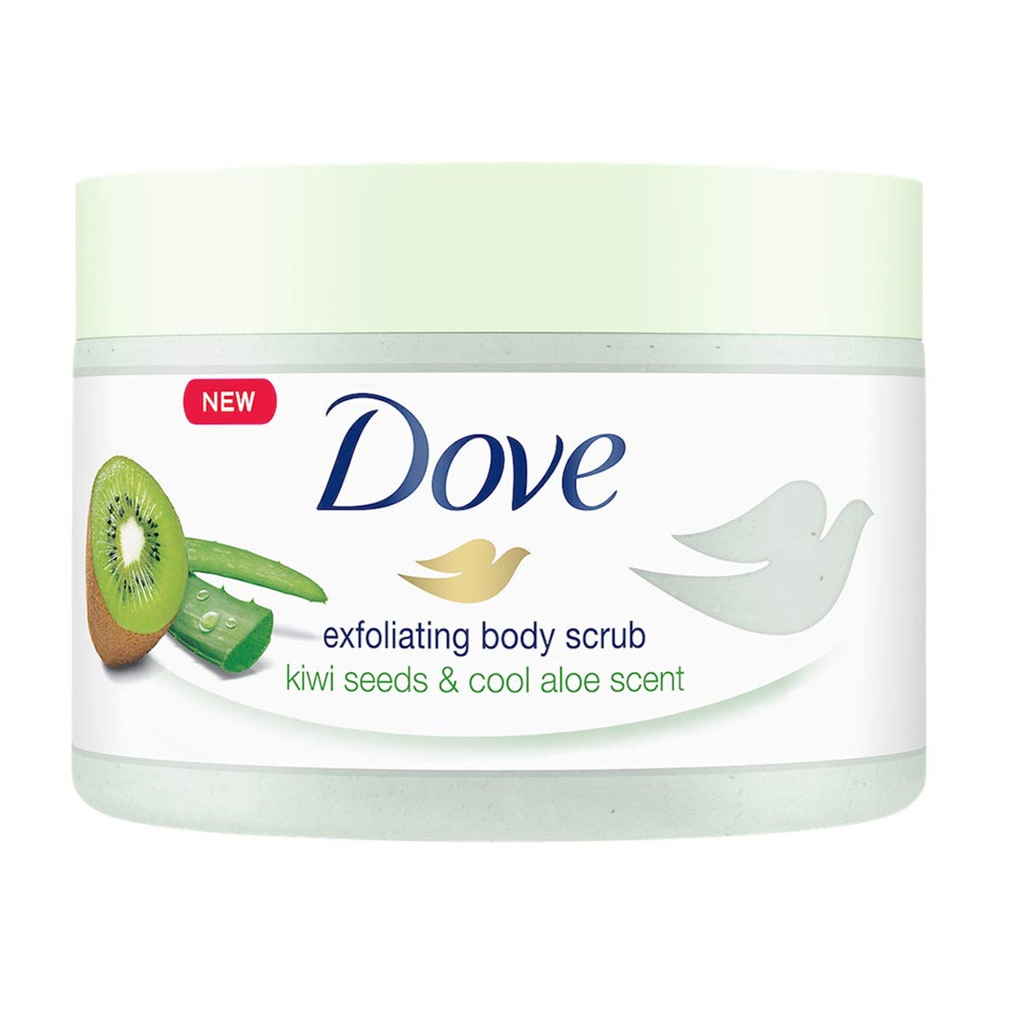 DOVE - KIWI SEEDS & COOL ALOE EXFOLIATING BODY POLISH - 298G
