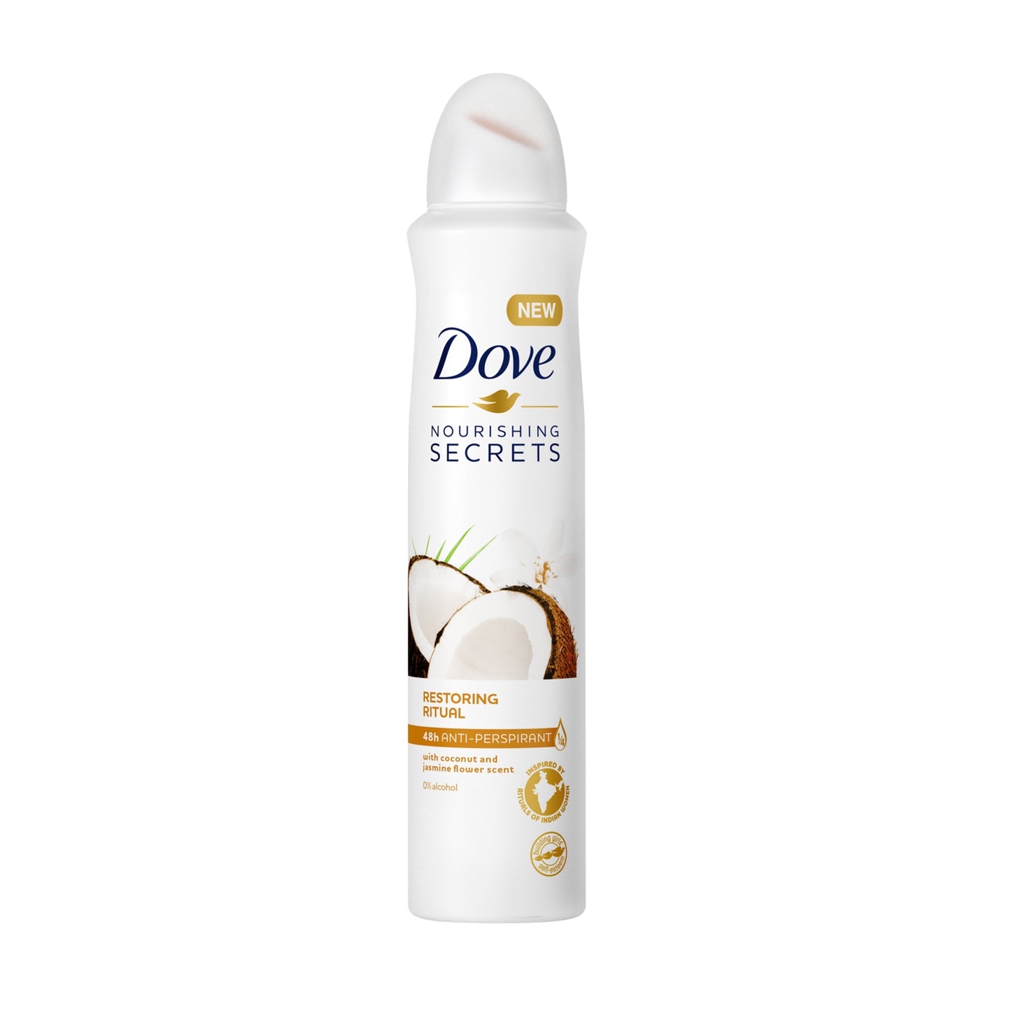 Dove - Nourishing Secrets Restoring Ritual With Coconut & Jasmine Flower Scent 48H Anti-Perspirant Deodorant Spray - 250ml