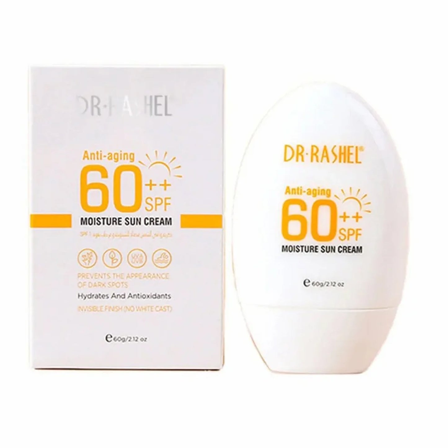 Dr. Rashel - Anti-Aging Moisture Sun Cream SPF 60++ - 60g
