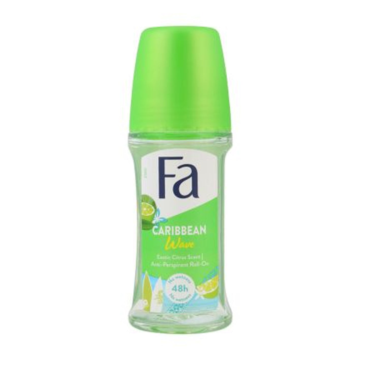 Fa - Caribbean Wave Exotic Citrus Scent 48H Anti-Perspirant Deodorant Roll On - 50ml