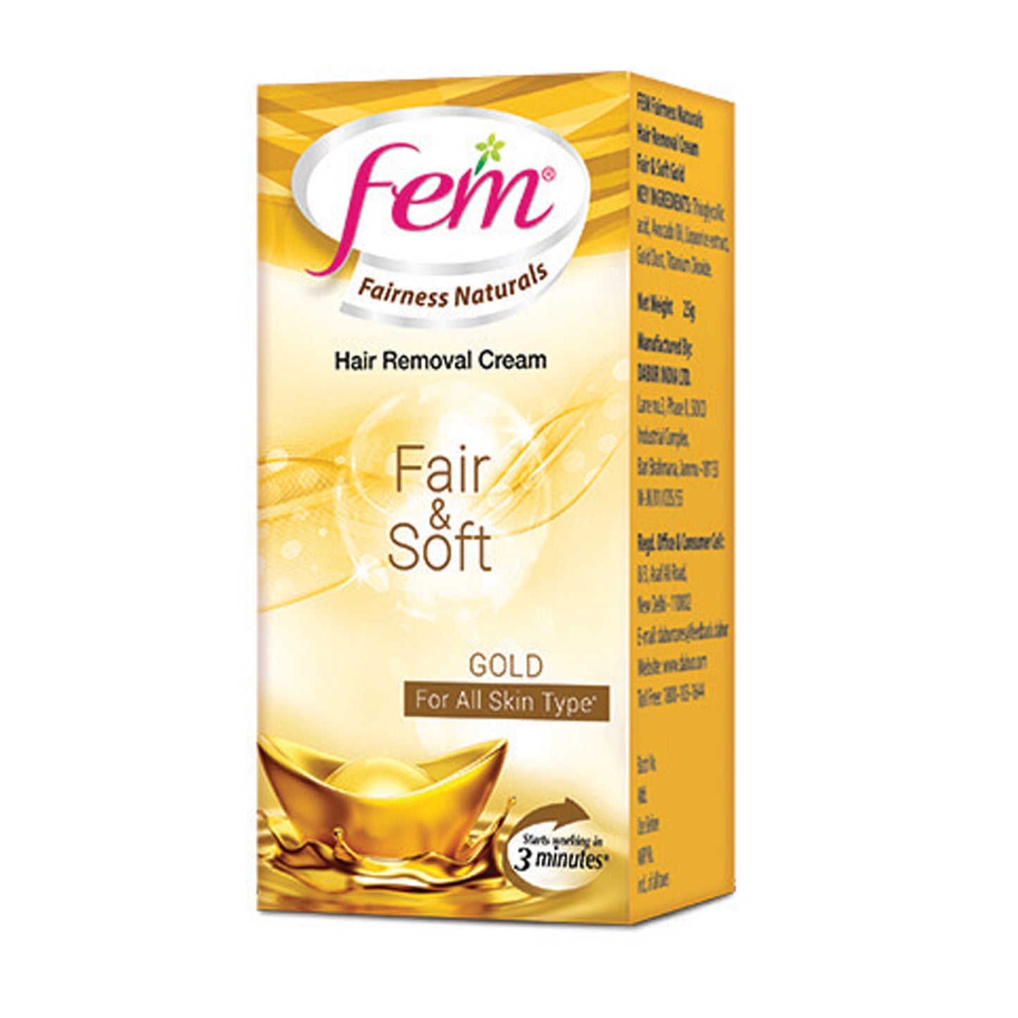Fem - Gold Hair Removal Cream - 60g