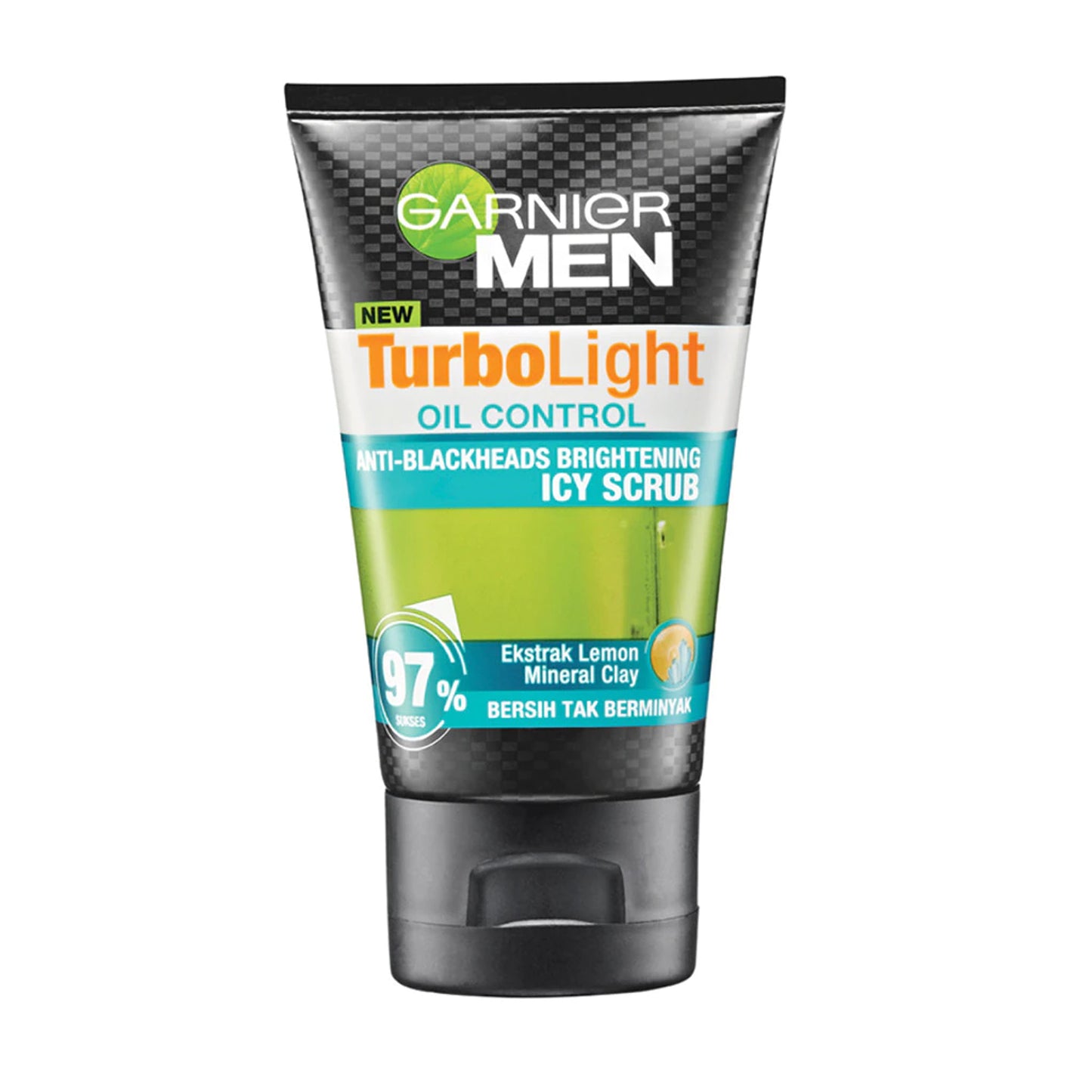 Garnier Men - Turbolight Oil Control Anti-Blackheads Brightening Icy Scrub - 100ml