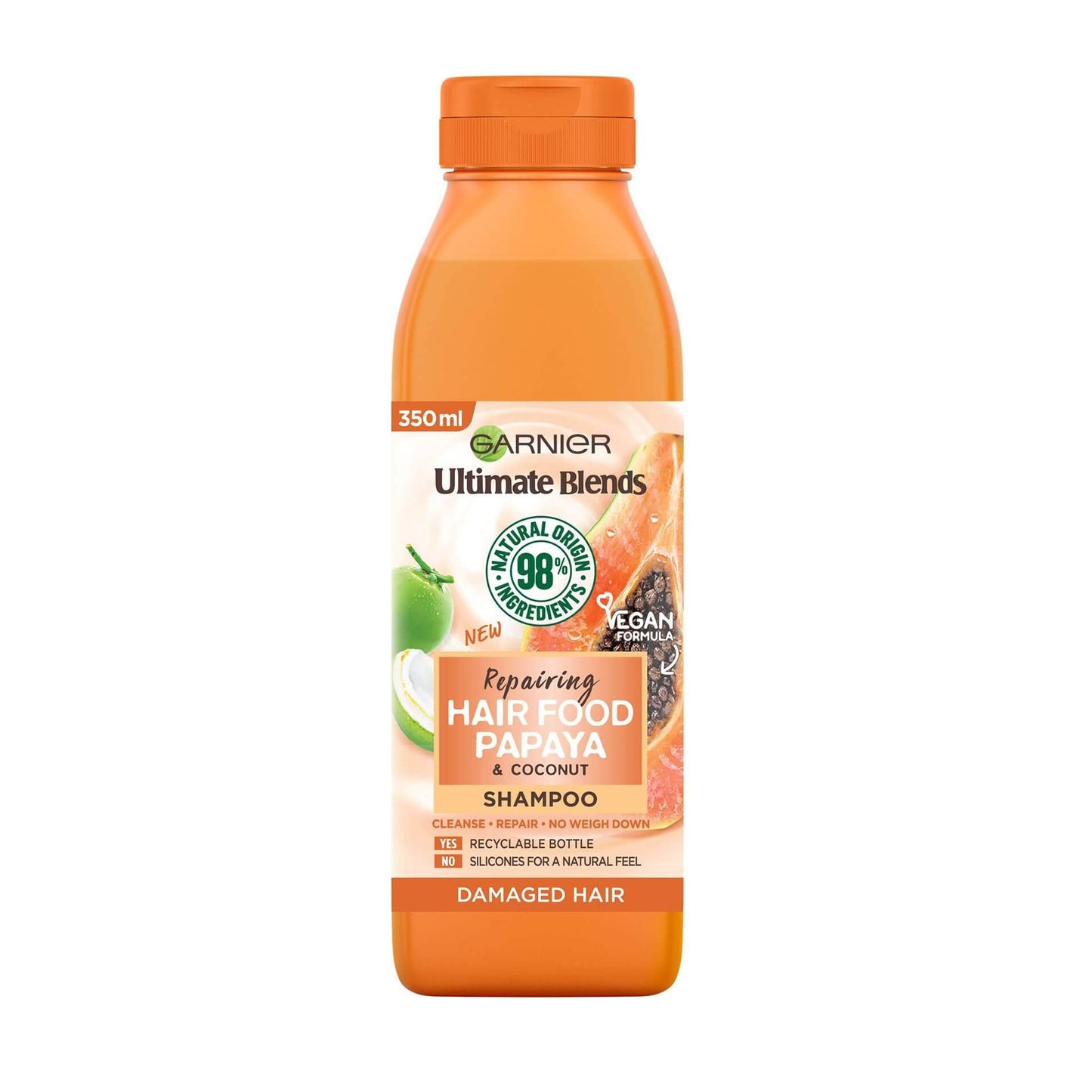 Garnier - Ultimate Blends Repairing Hair Food Papaya & Coconut Shampoo - 350ml