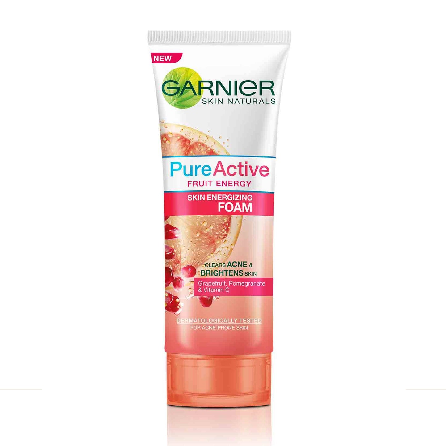 GARNIER - SKIN NATURALS PUREACTIVE FRUIT ENERGY SKIN ENERGIZING FOAM - 100ML