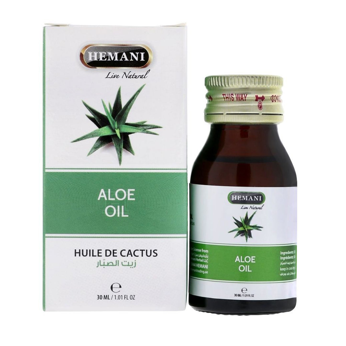 HEMANI - ALOE OIL - 30ML