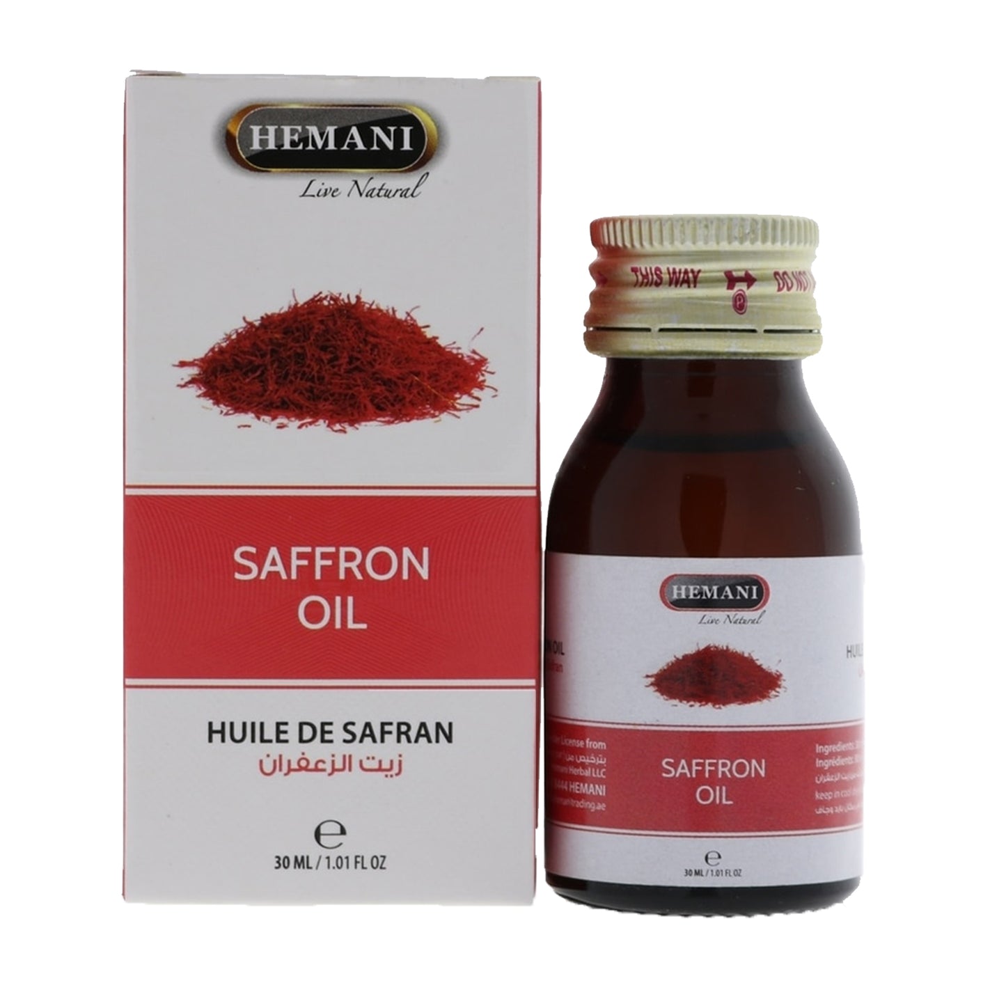 HEMANI - SAFFRON OIL - 30ML