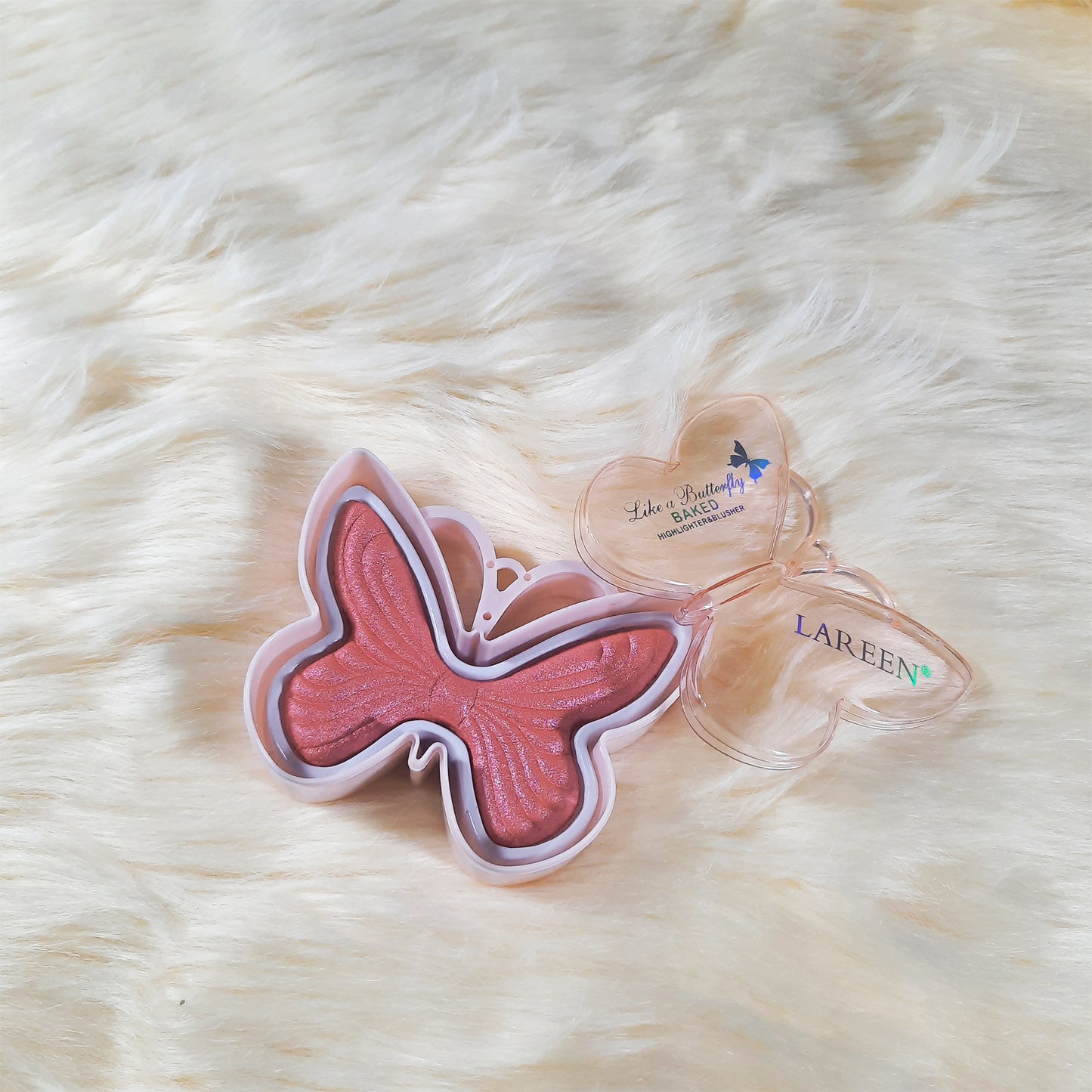 LAREEN - LIKE A BUTTERFLY BAKED HIGHLIGHTER & BLUSHER