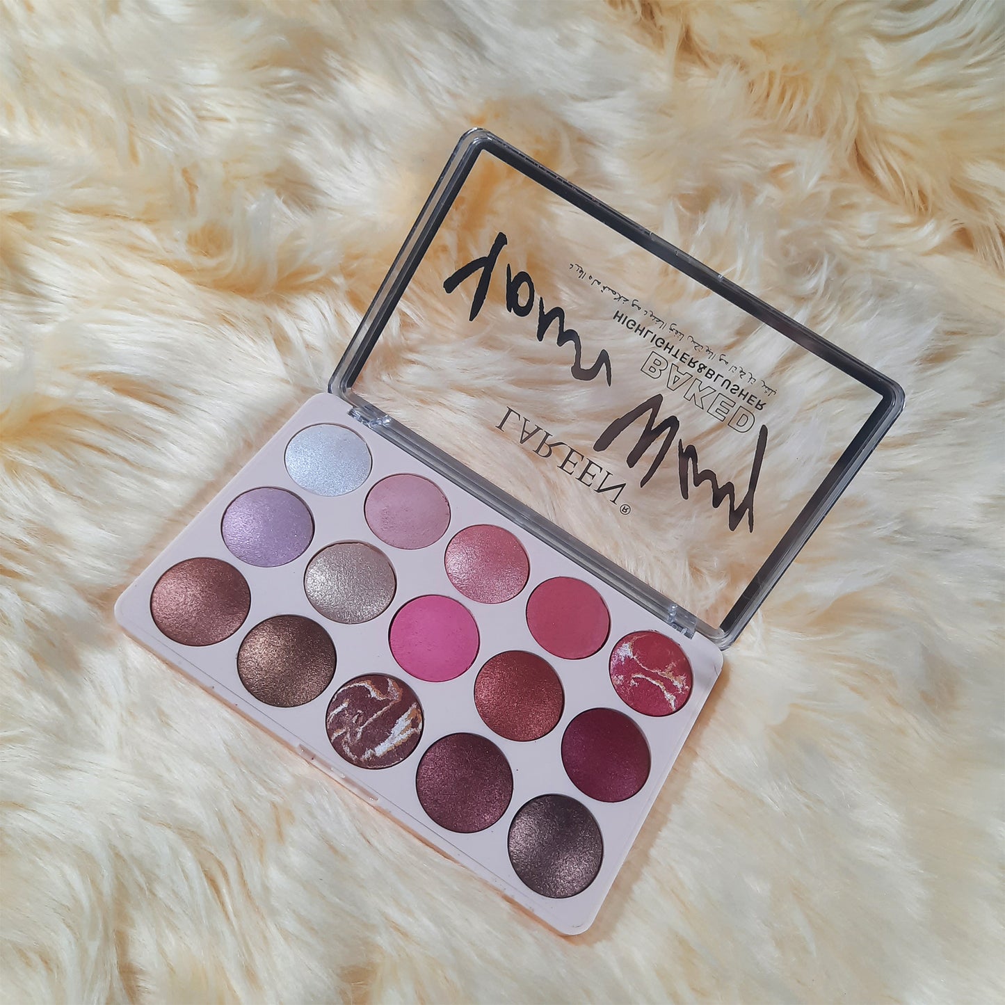 LAREEN - YOUR WAY BAKED HIGHLIGHTER & BLUSHER PALETTE