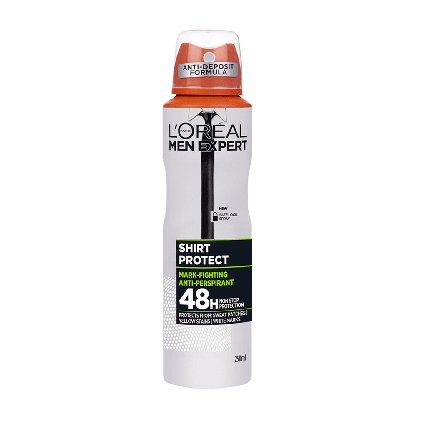 L'Oreal Paris Men Expert - Shirt Protect Mark Fighting 48H Anti-Perspirant Spray - 250ml (France)