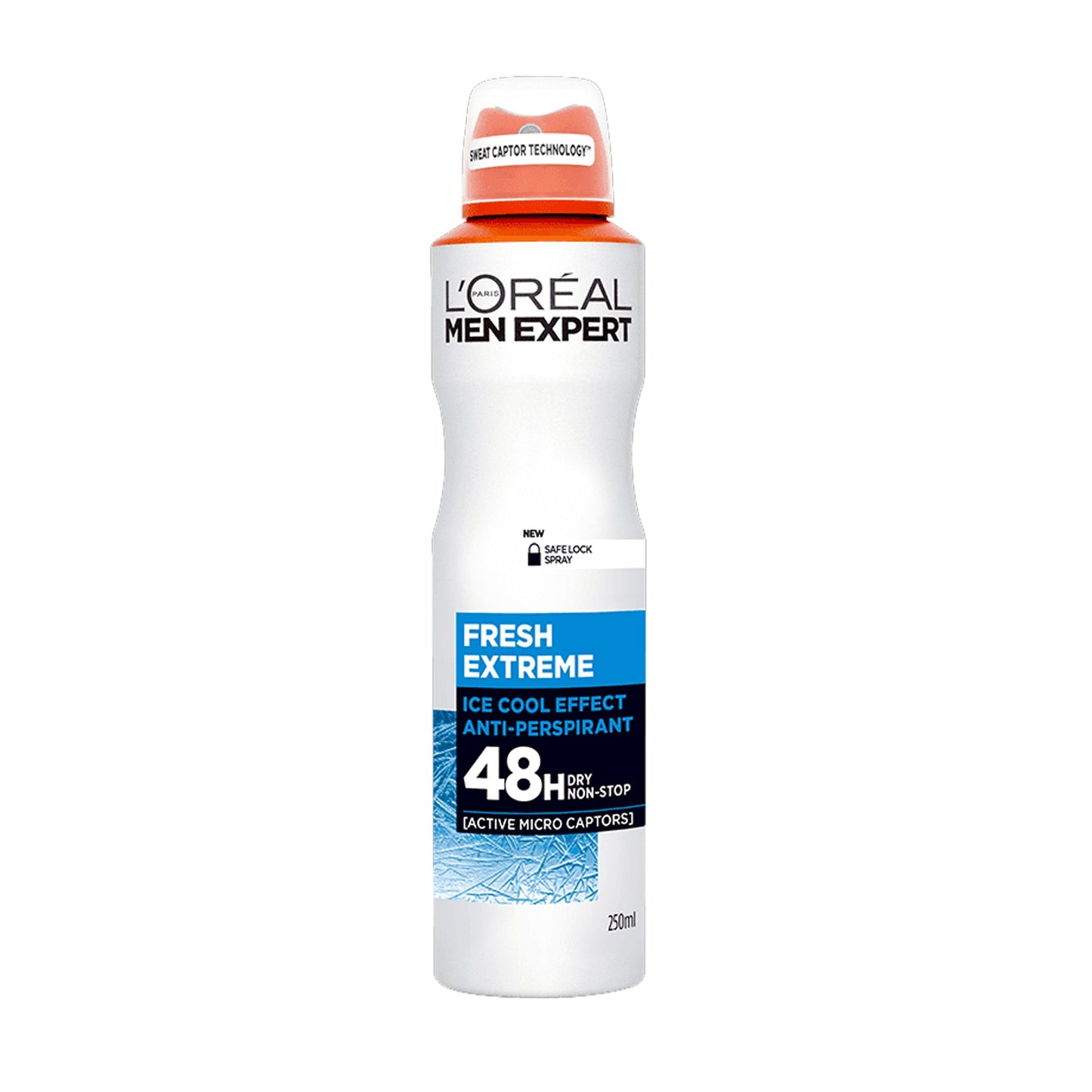L'Oreal Paris Men Expert - Fresh Extreme Ice Cool Effect 48H Anti-Perspirant Spray - 250ml (France)